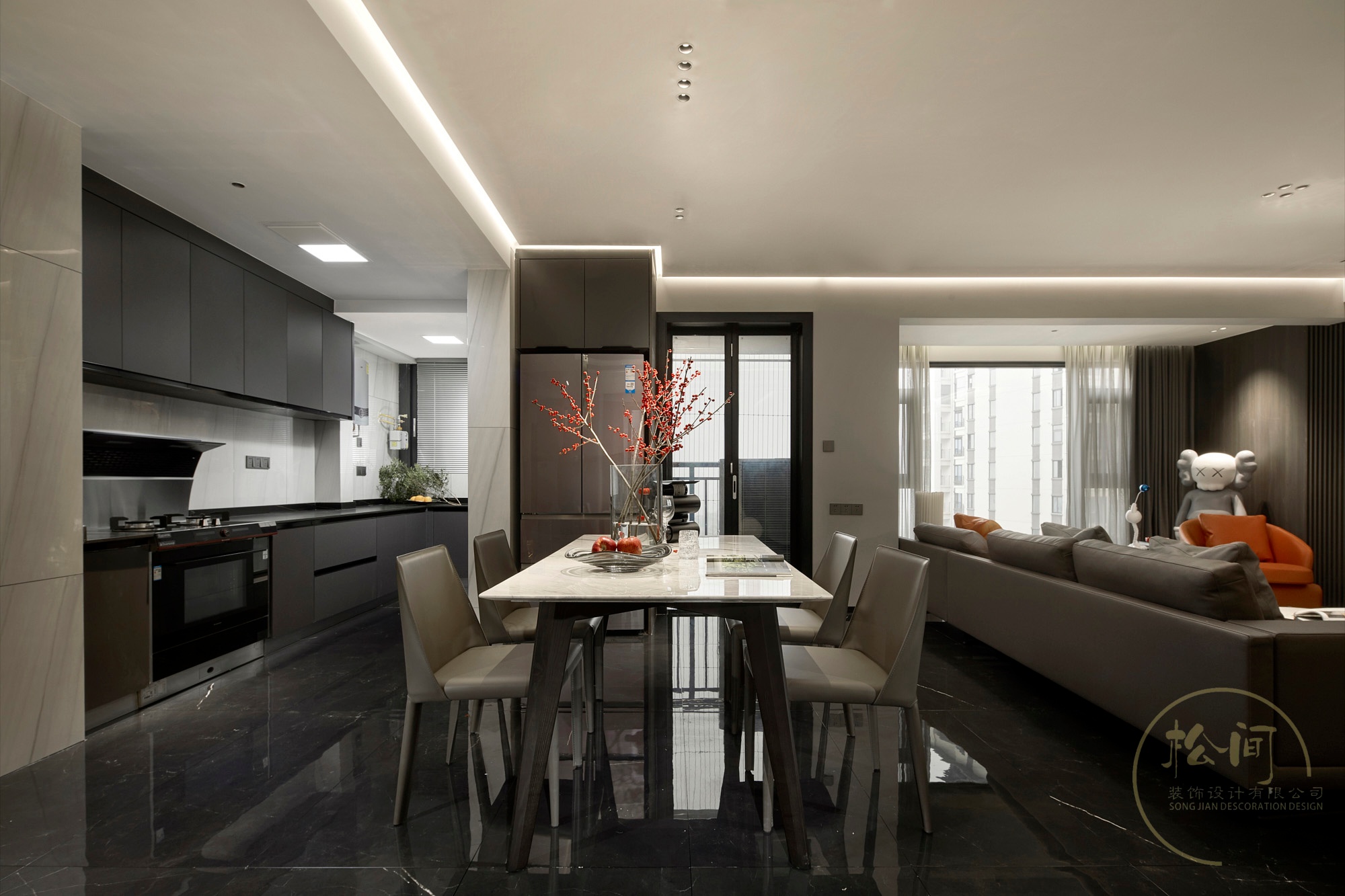 黑白温度丨中国泸州丨松间设计-26