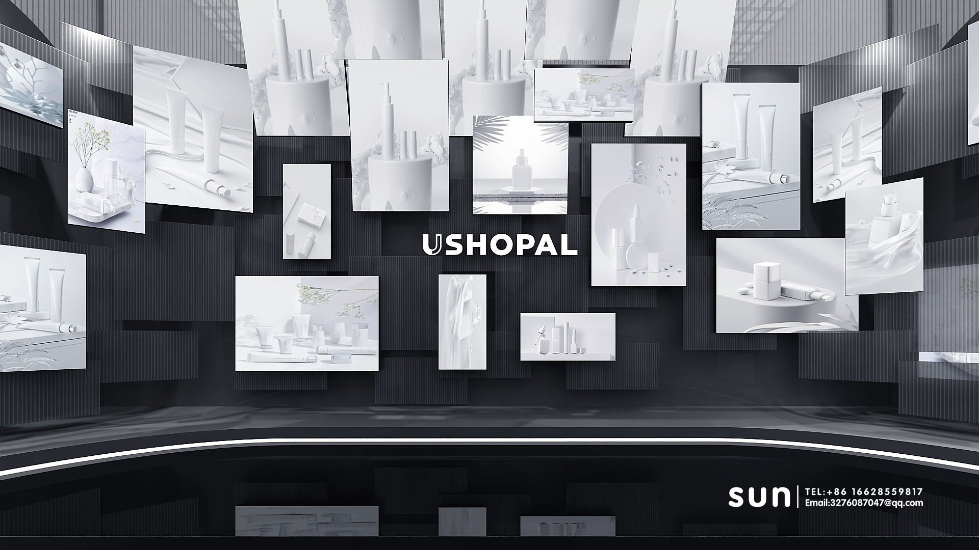 CIIE2021进博会 USHOPAL 美妆类 展台案例-6