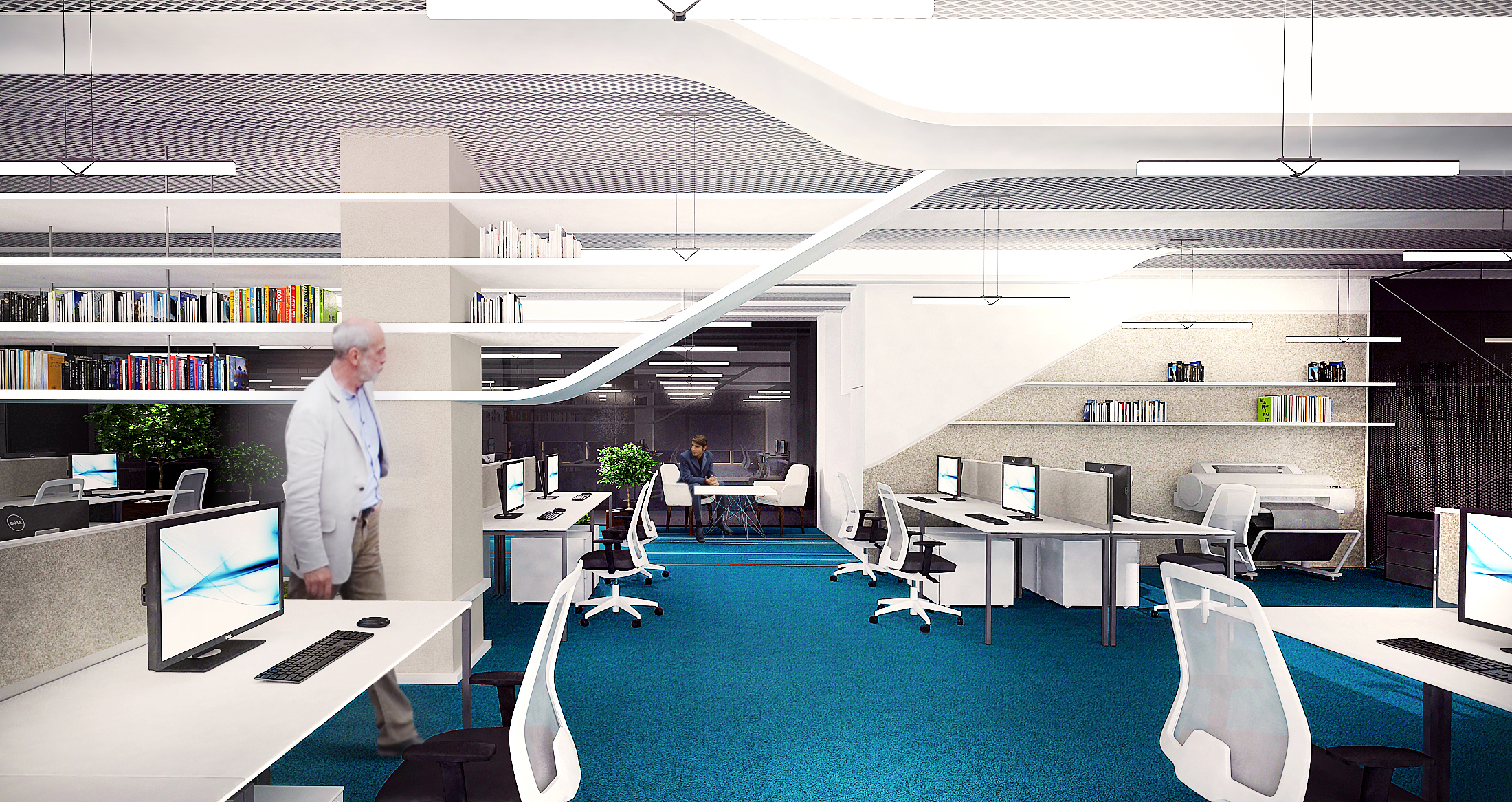 俄罗斯 MRTS 公司办公室——自然与科技的和谐融合-29