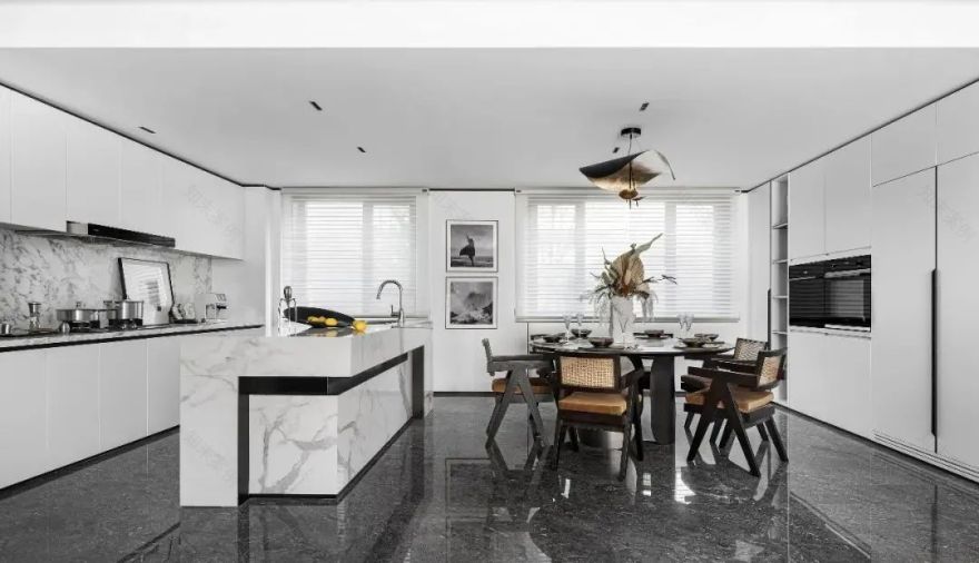 现代轻奢风的公寓-18