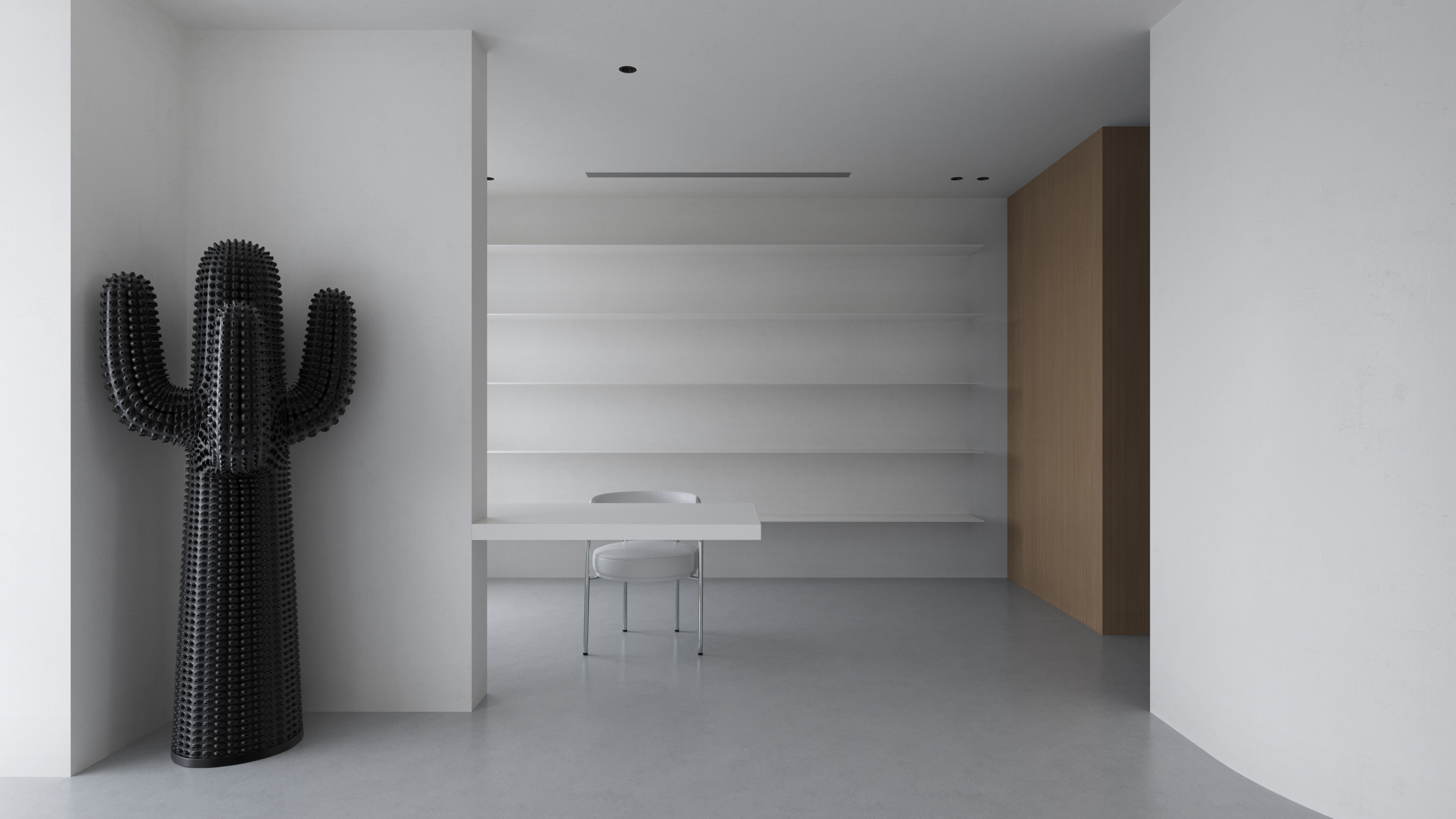 极简白色住宅，打造宁静生活空间-5