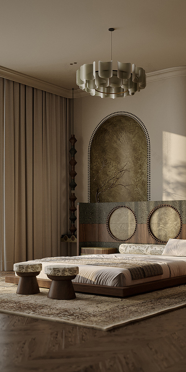 主卧室设计丨Mohammed Yossef-15