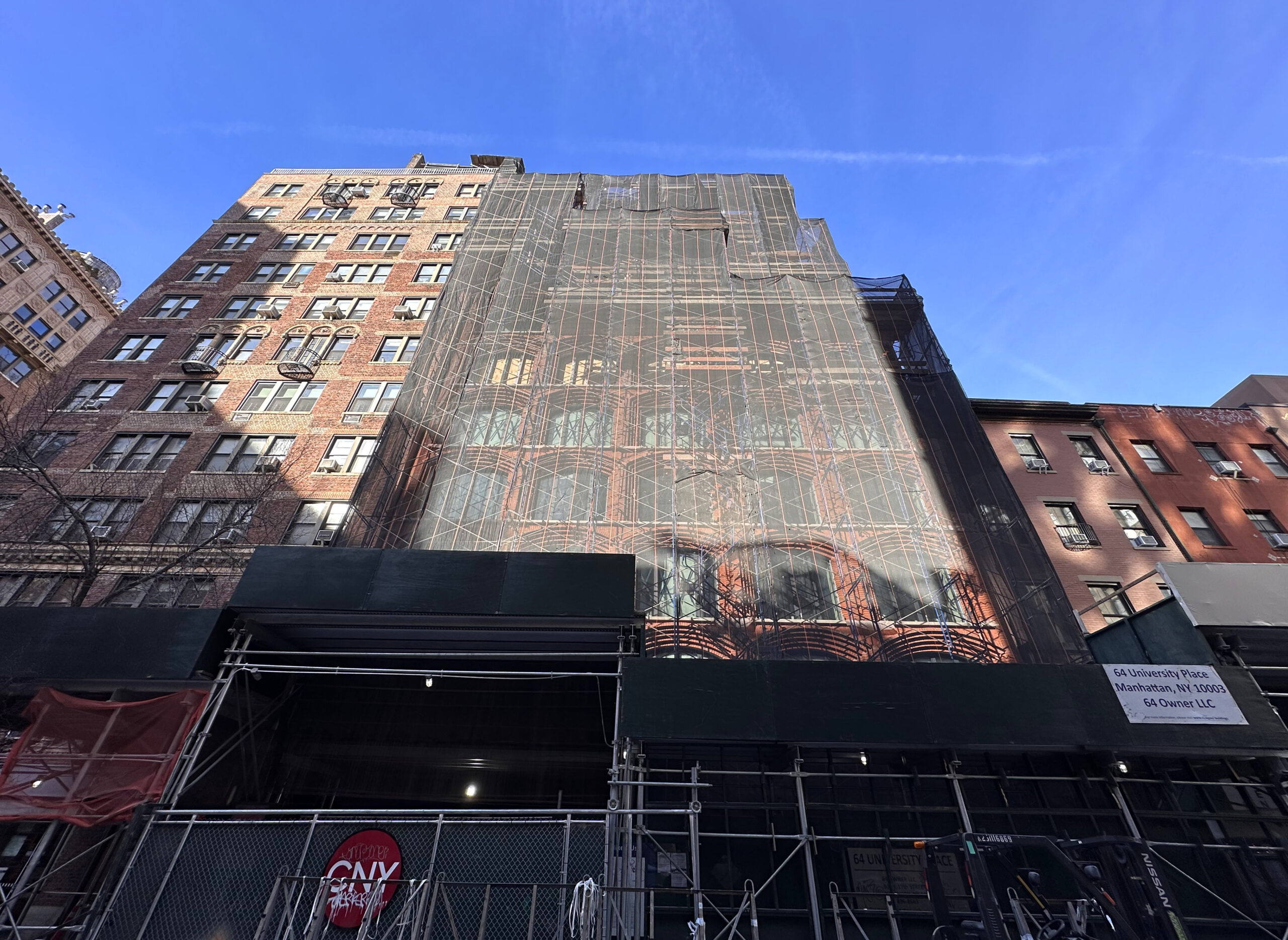 64 University Place's Brick Façade Progresses in Greenwich Village, Manhattan - New York YIMBY-5