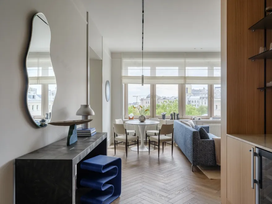 老房子中的公寓设计项目丨俄罗斯莫斯科丨设计师Жанна Филистеева(珍娜·菲利斯特耶娃)-1