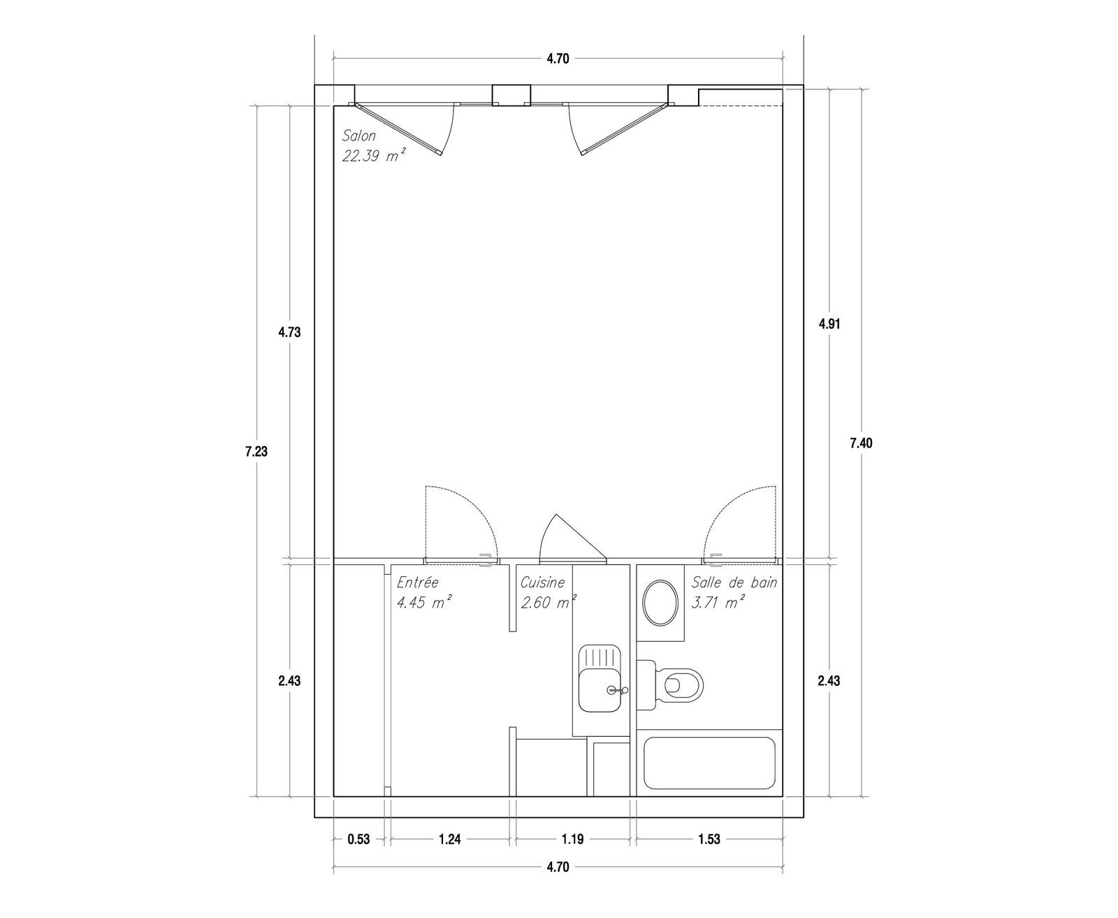 巴黎30平米Japandi风格带露台迷你公寓改造丨法国巴黎丨建筑师Hélène Lacombe-48