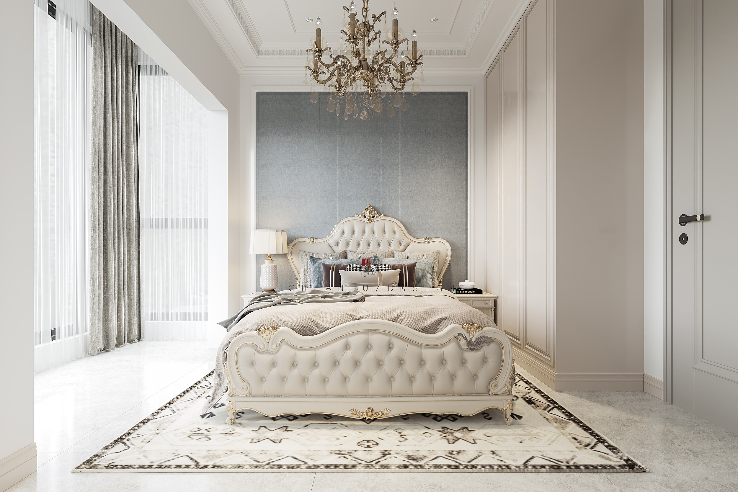 川古云筑丨300 平方简欧丨中国郑州丨川古云筑空间设计-20