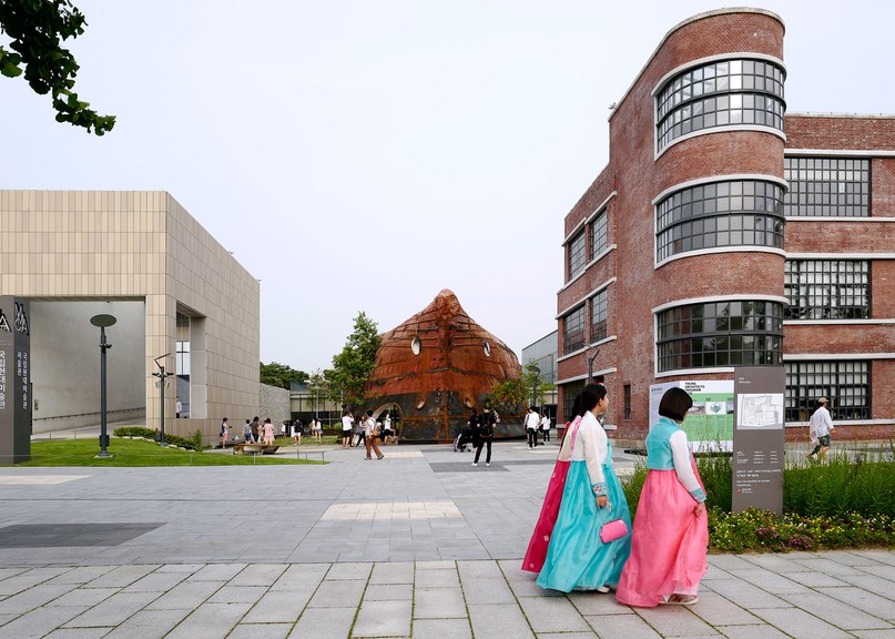 为首尔现代艺术博物馆青年建筑师项目改造的锈船展馆丨韩国首尔-9