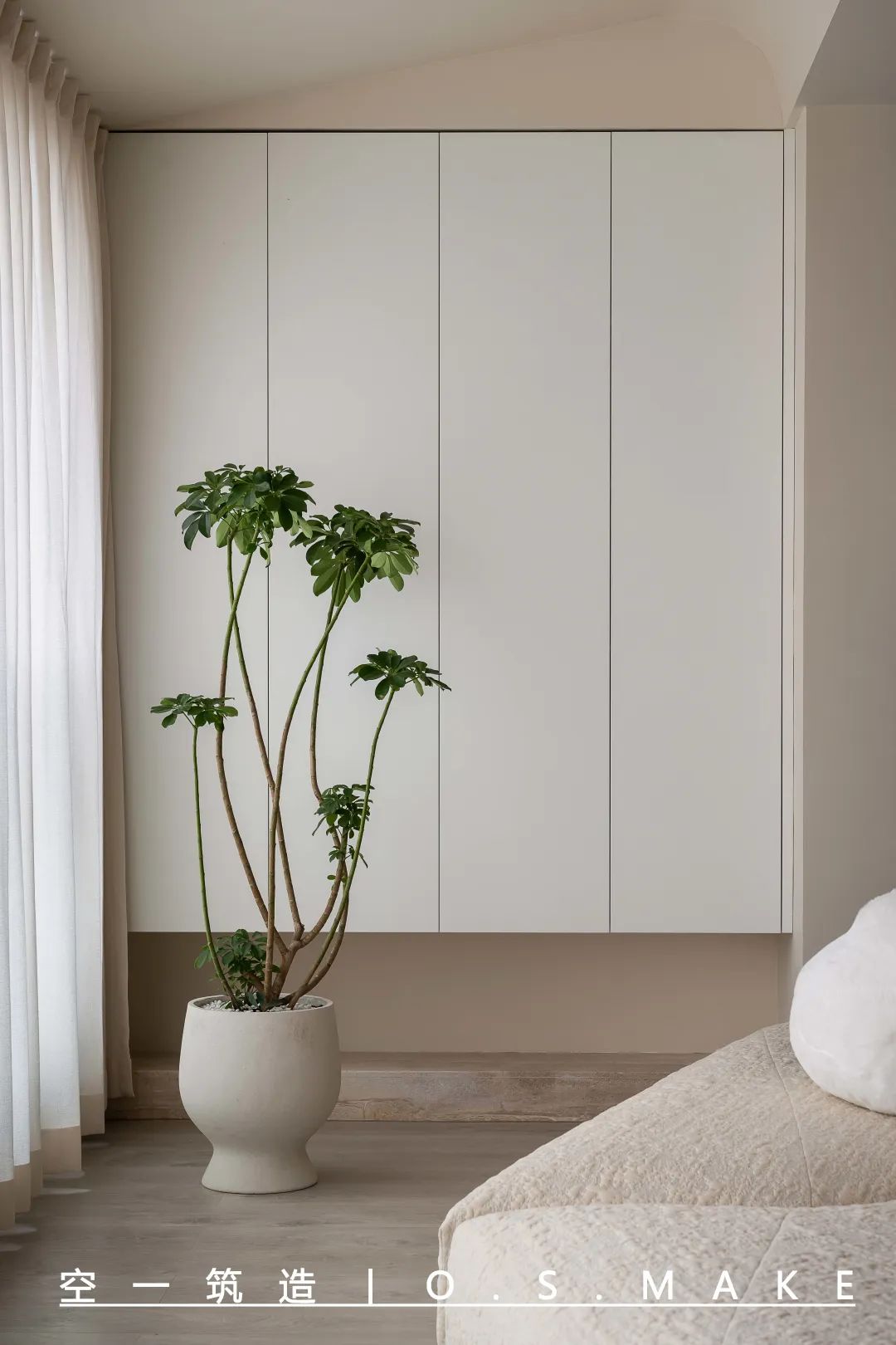 轻侘寂美学 · 重庆公园大道140平米三室一厅设计案例丨中国重庆丨空一筑造-55