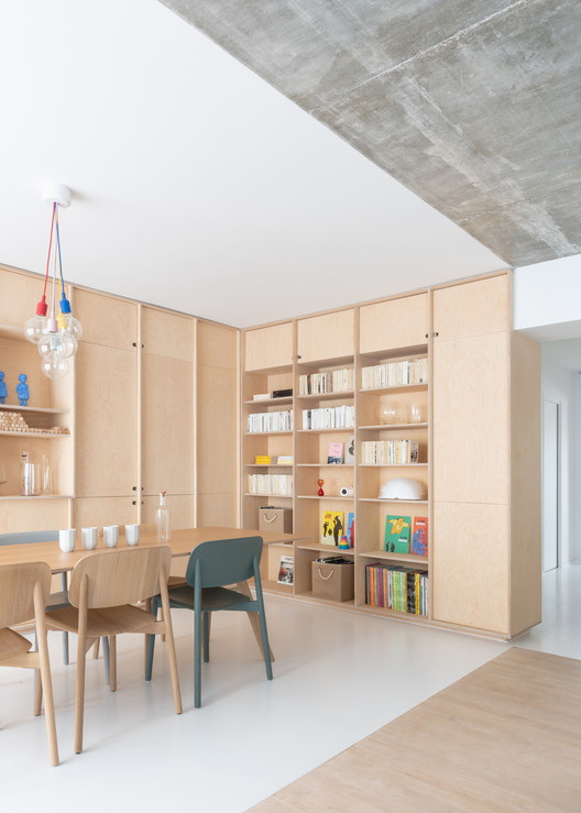 巴黎双层公寓，猫咪之家与城市景观的完美融合-14