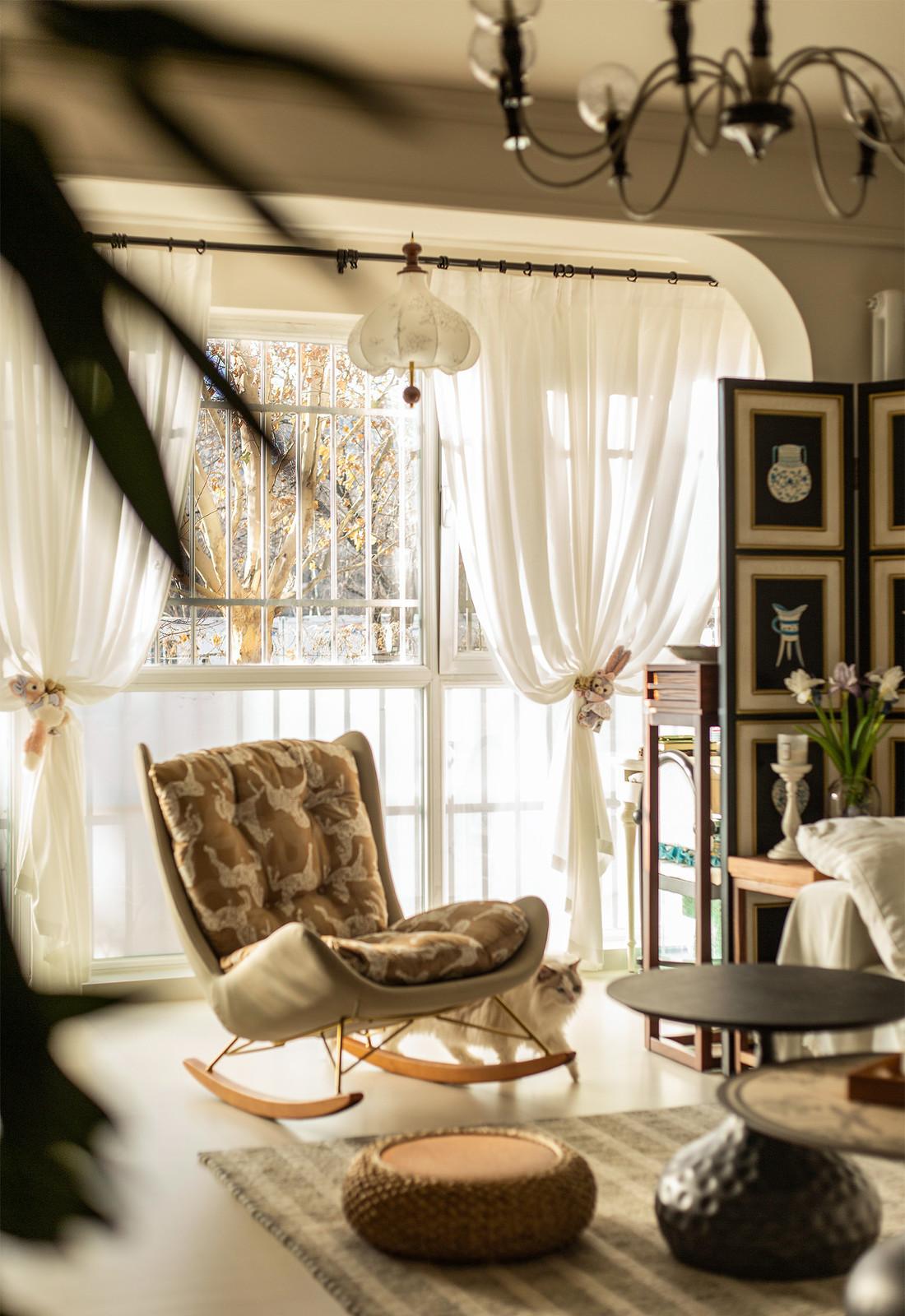 107平，两室两厅，两人两猫，复古而浪漫-18