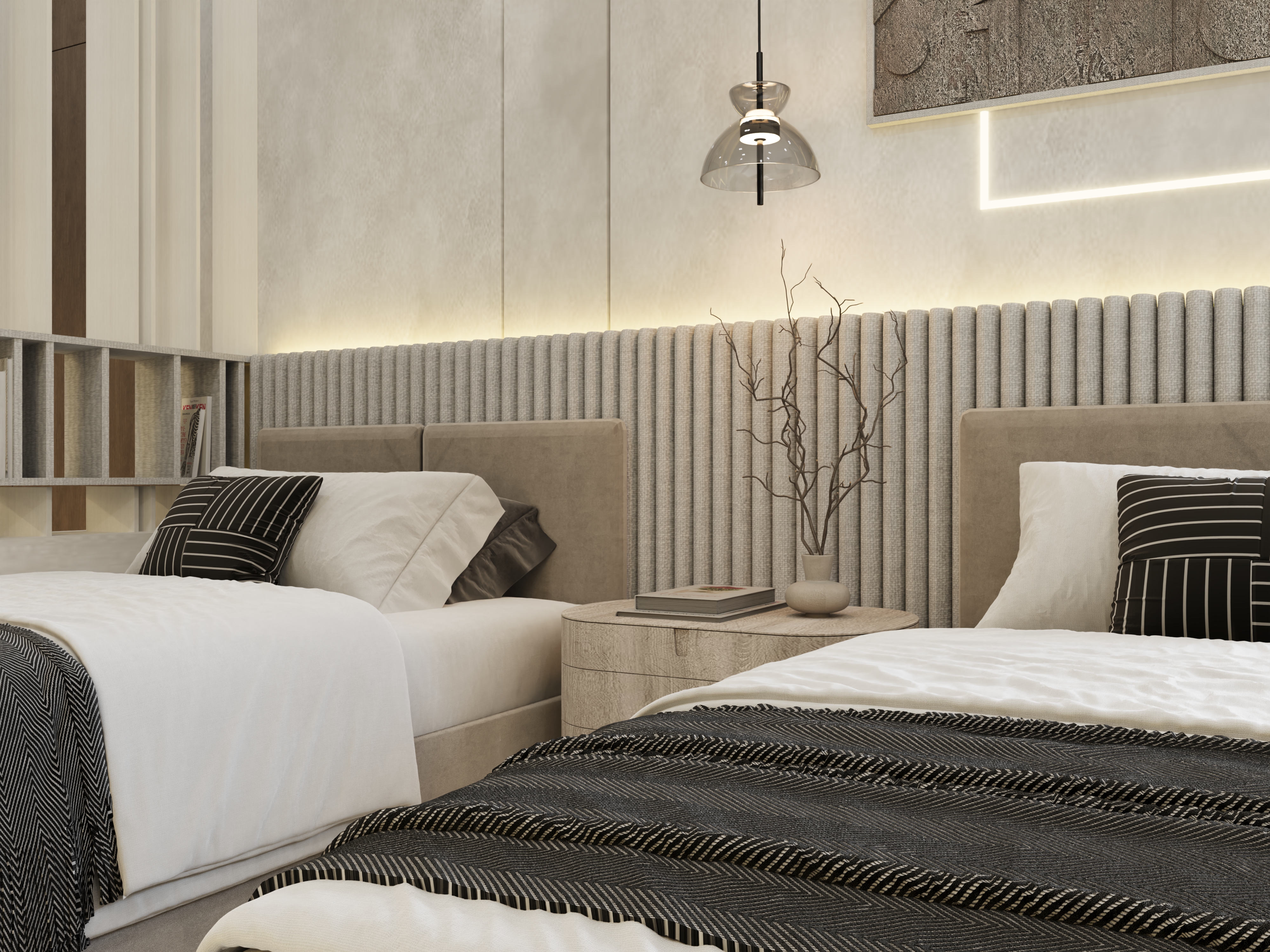 The Quiet Moments | Modern Bedroom Interior-1