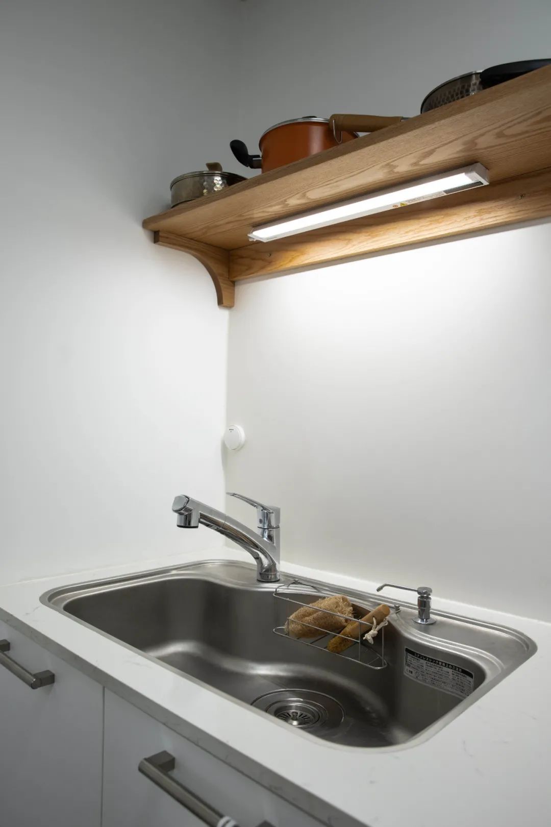 92㎡一人居,起居室,岛台加三分离,满满日系风-72