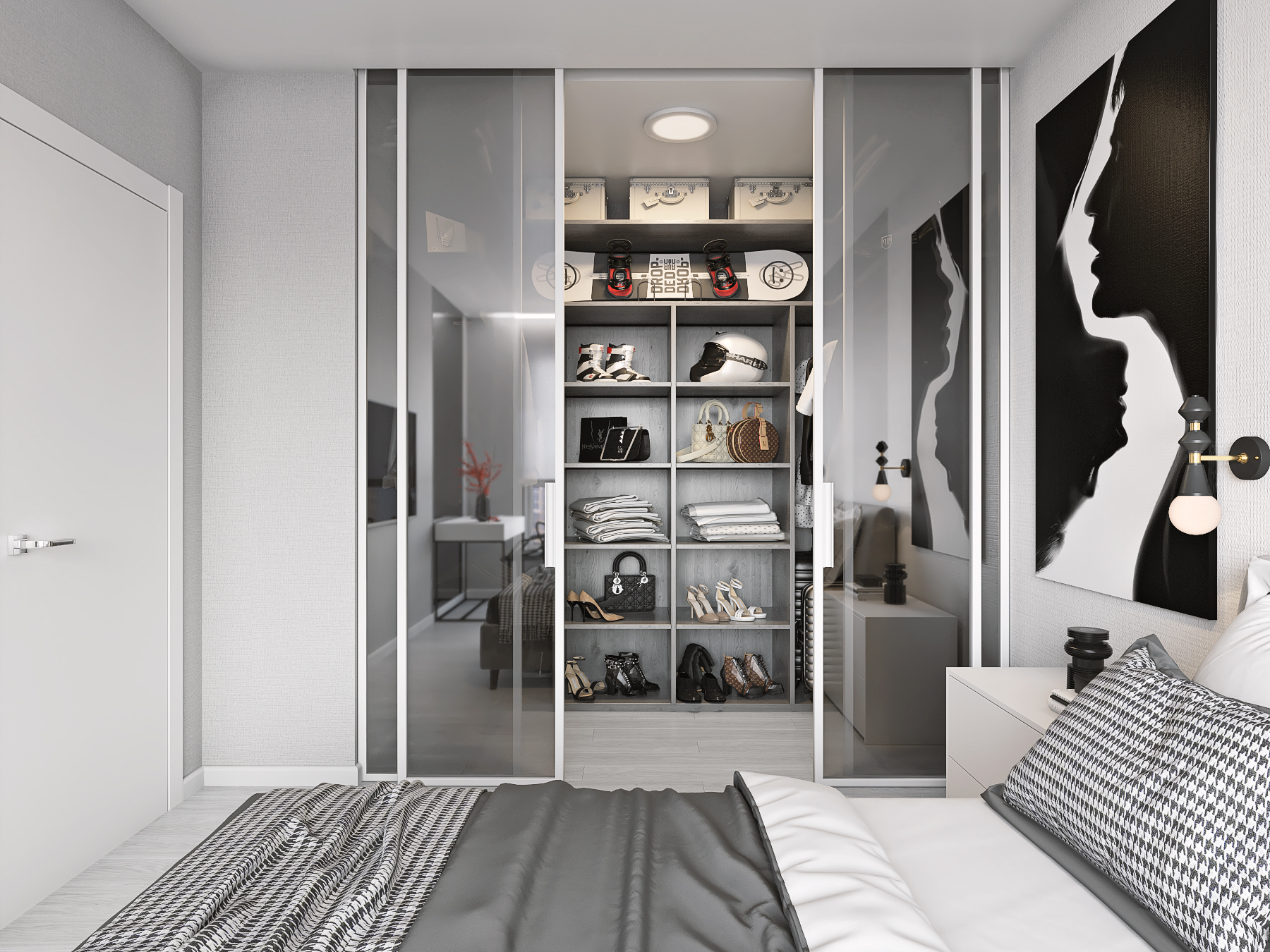 现代简约风格一居室室内设计-4