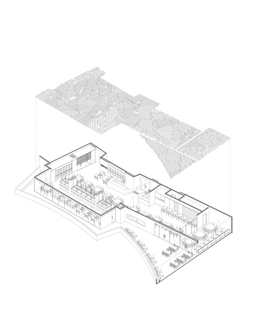 巴西 Norton 餐厅的悬浮木质天花板设计-21