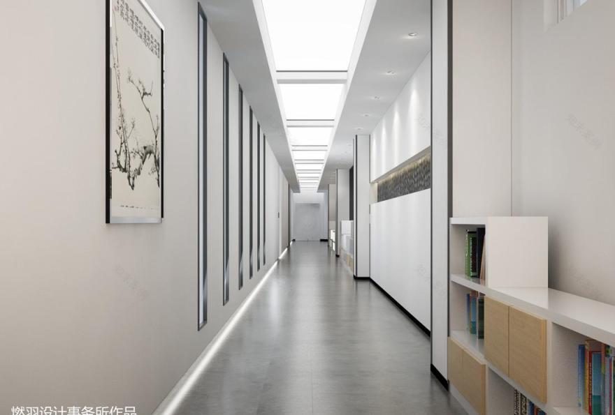 融合传统与现代的晋源区实验小学阅览室设计-6
