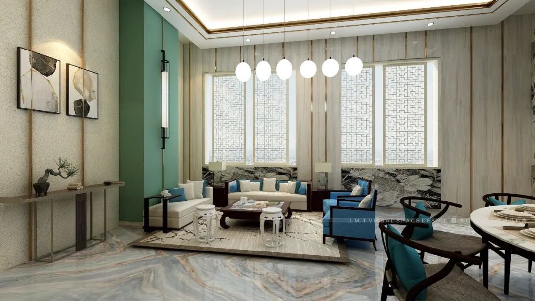 诗意新中式会所,温润儒雅的空间美学-26