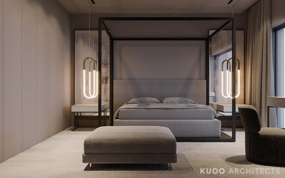 KUOO Architects设计--英国豪华与迷人的金属口音-31