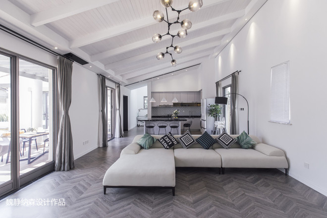 250㎡现代风格别墅  魏静纳森设计-1