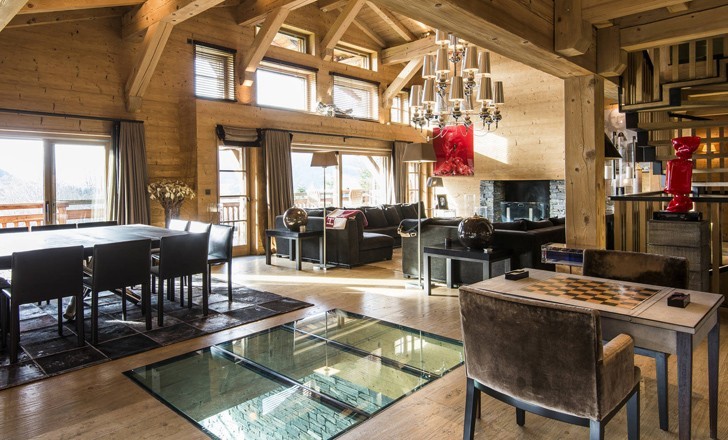 法国阿尔卑斯山豪华小木屋设计-11