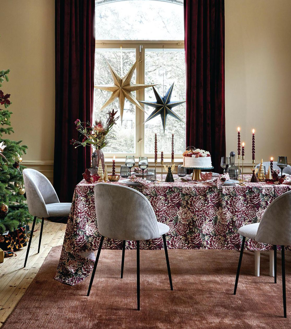 乌克兰新年餐桌设计 | 从奢华派对到雪白装饰-19