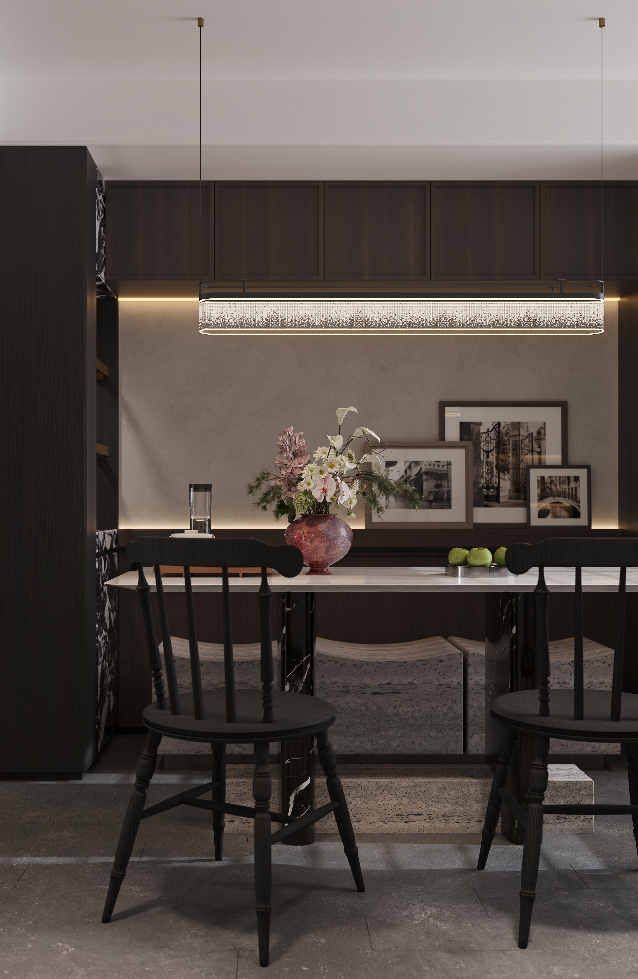 沈阳  悦景新世界146㎡  复古老钱风效果表现-12