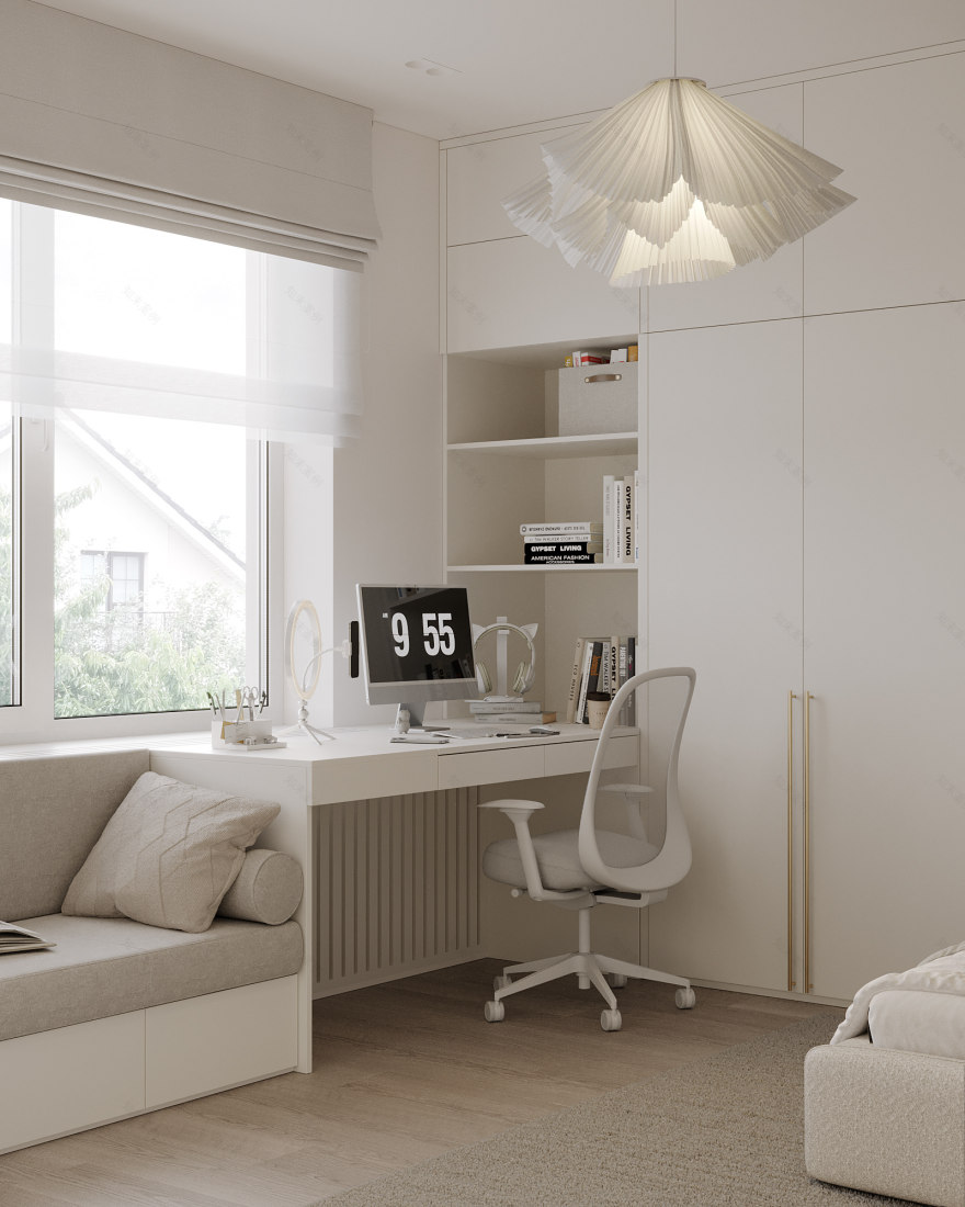 私人住宅里的女孩房间丨LV Interiors-11