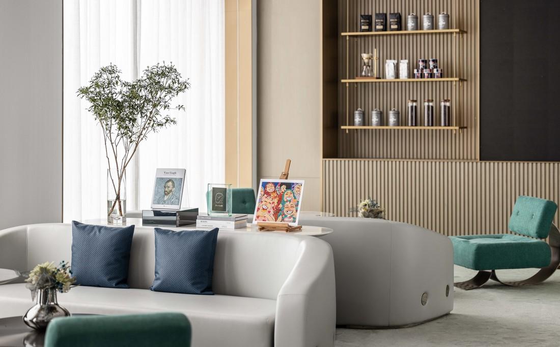 尚石设计丨售楼处丨旭辉×尚石 • 向阳而生的微笑生活馆-1