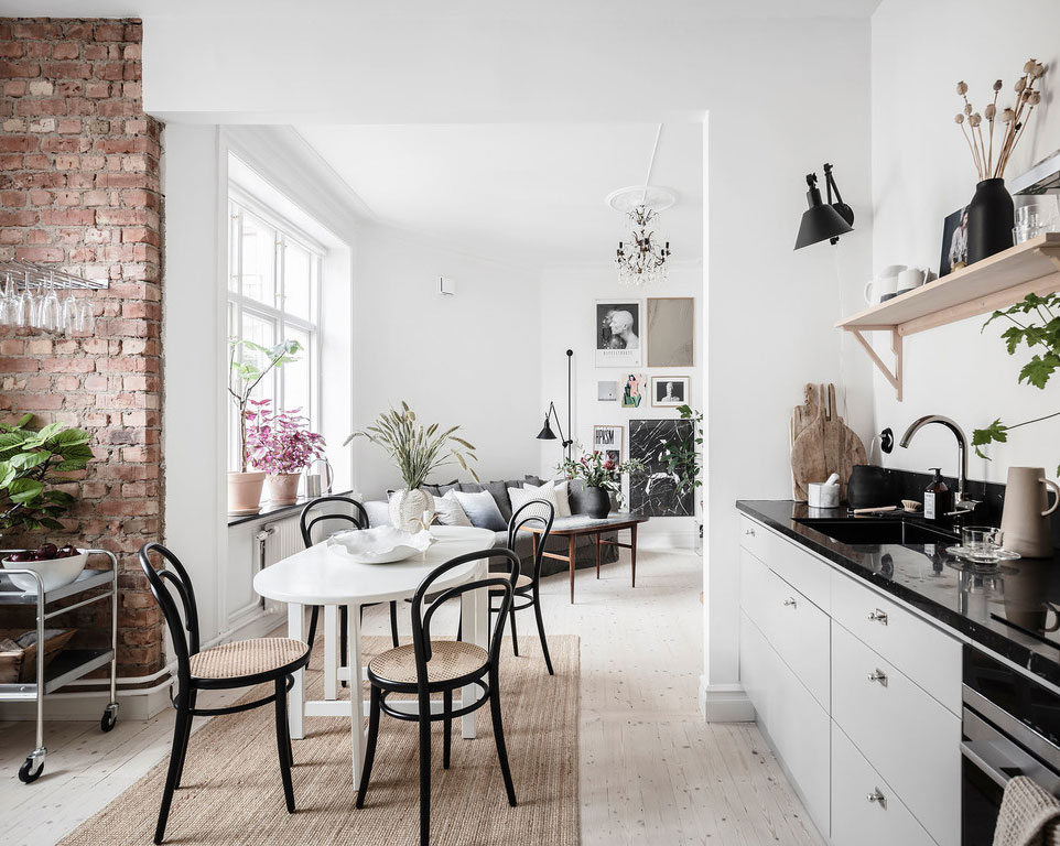 砖墙点亮哥德堡 37 平米时尚单间-1