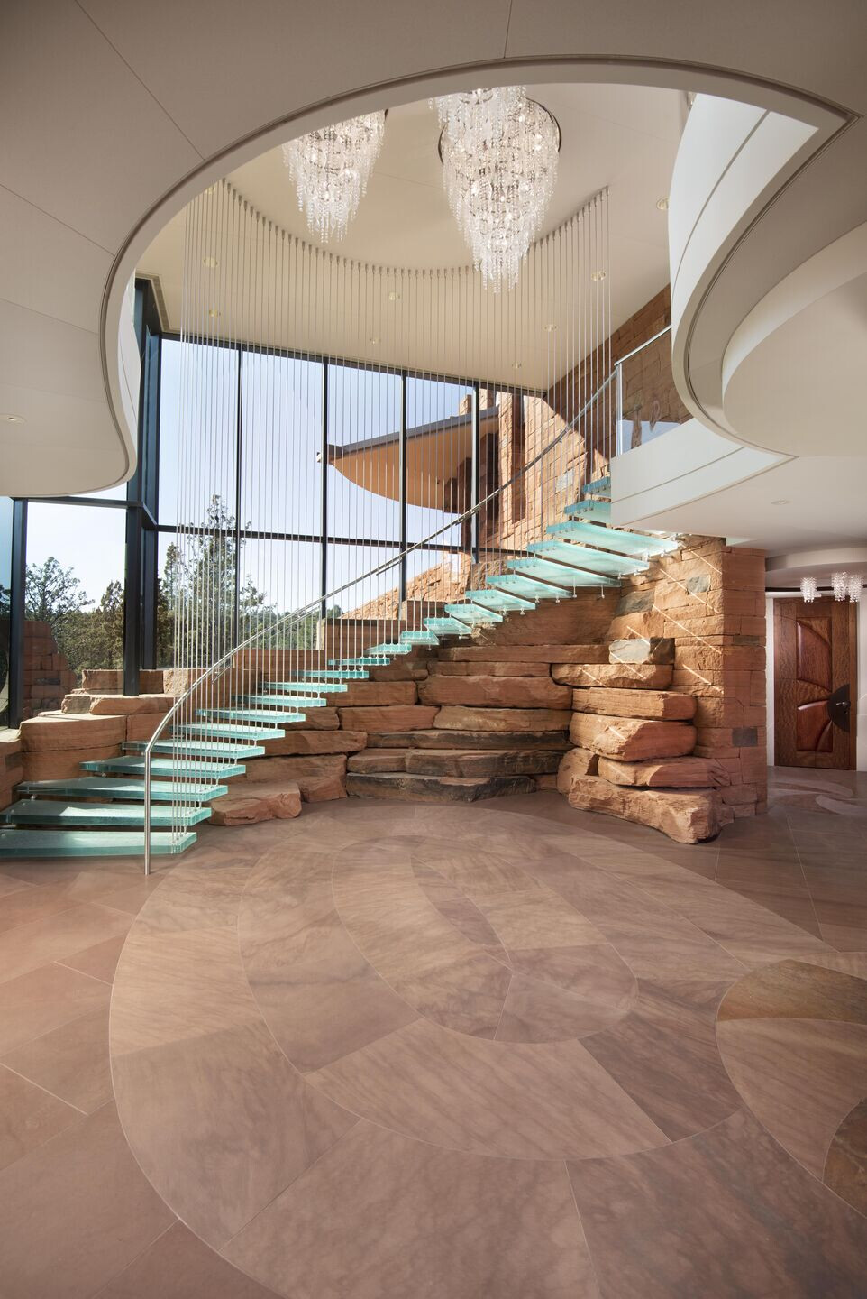 美国亚利桑那州塞多纳“月亮门”别墅,自然与现代的完美融合-17