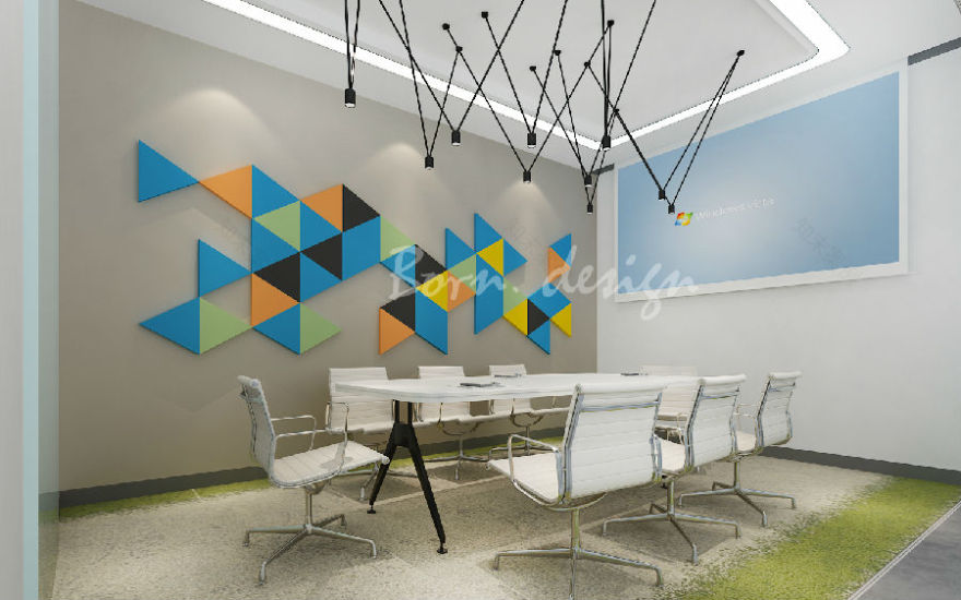 信息技术办公室空间设计-9