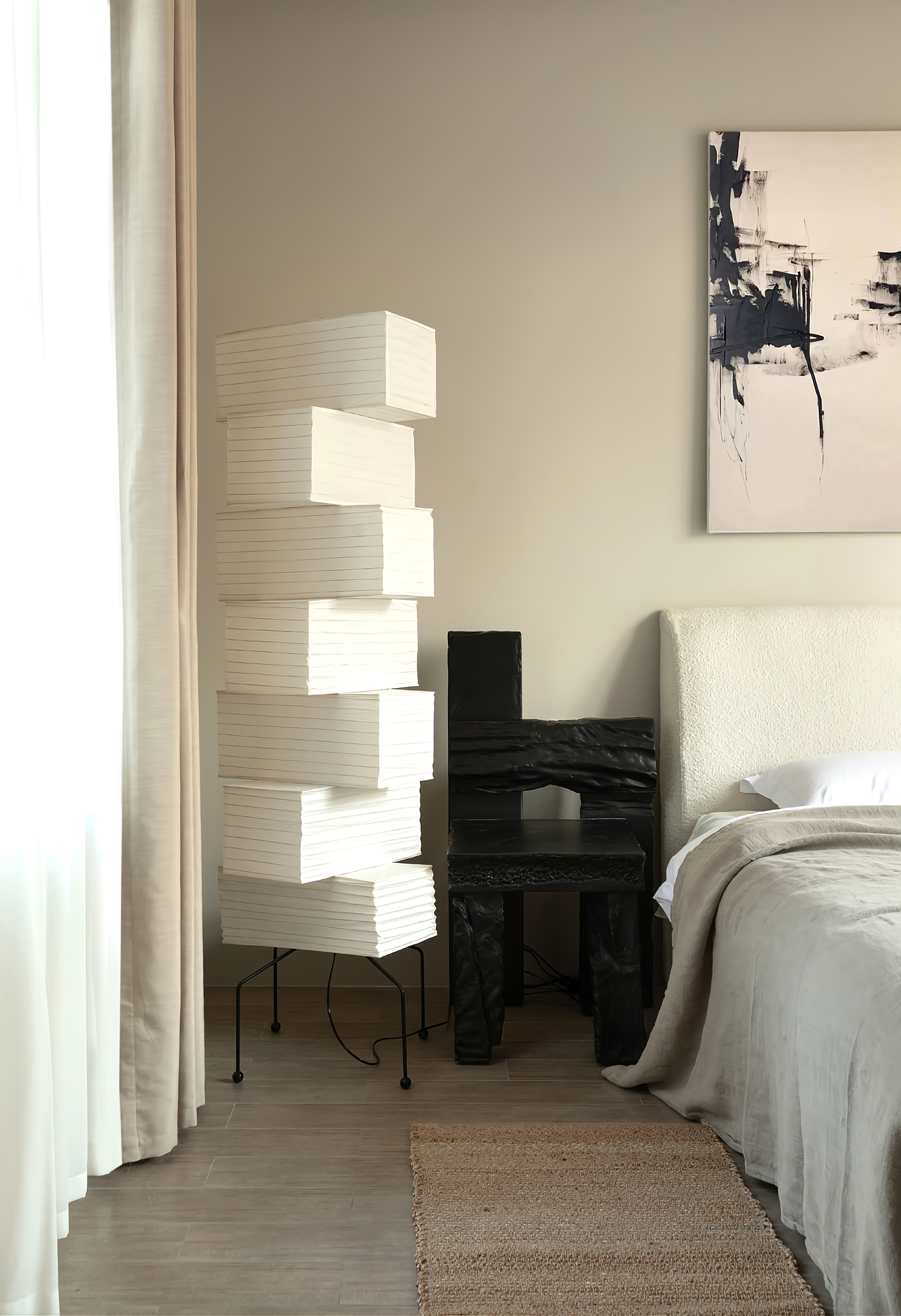 米色中古风的家丨中国河北丨NOTHING DESIGN-24