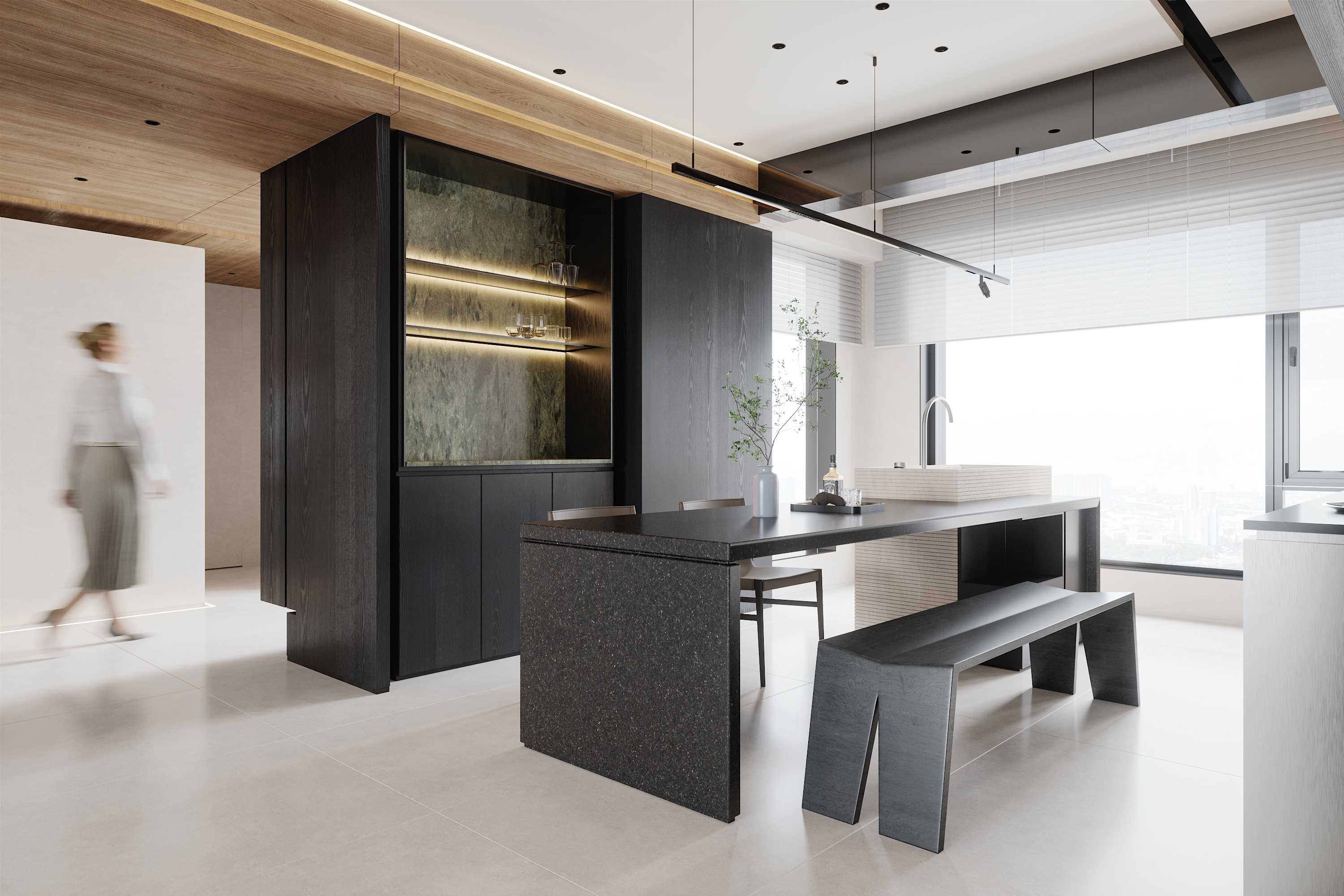 御海天禧现代家装初稿丨新一设计-14