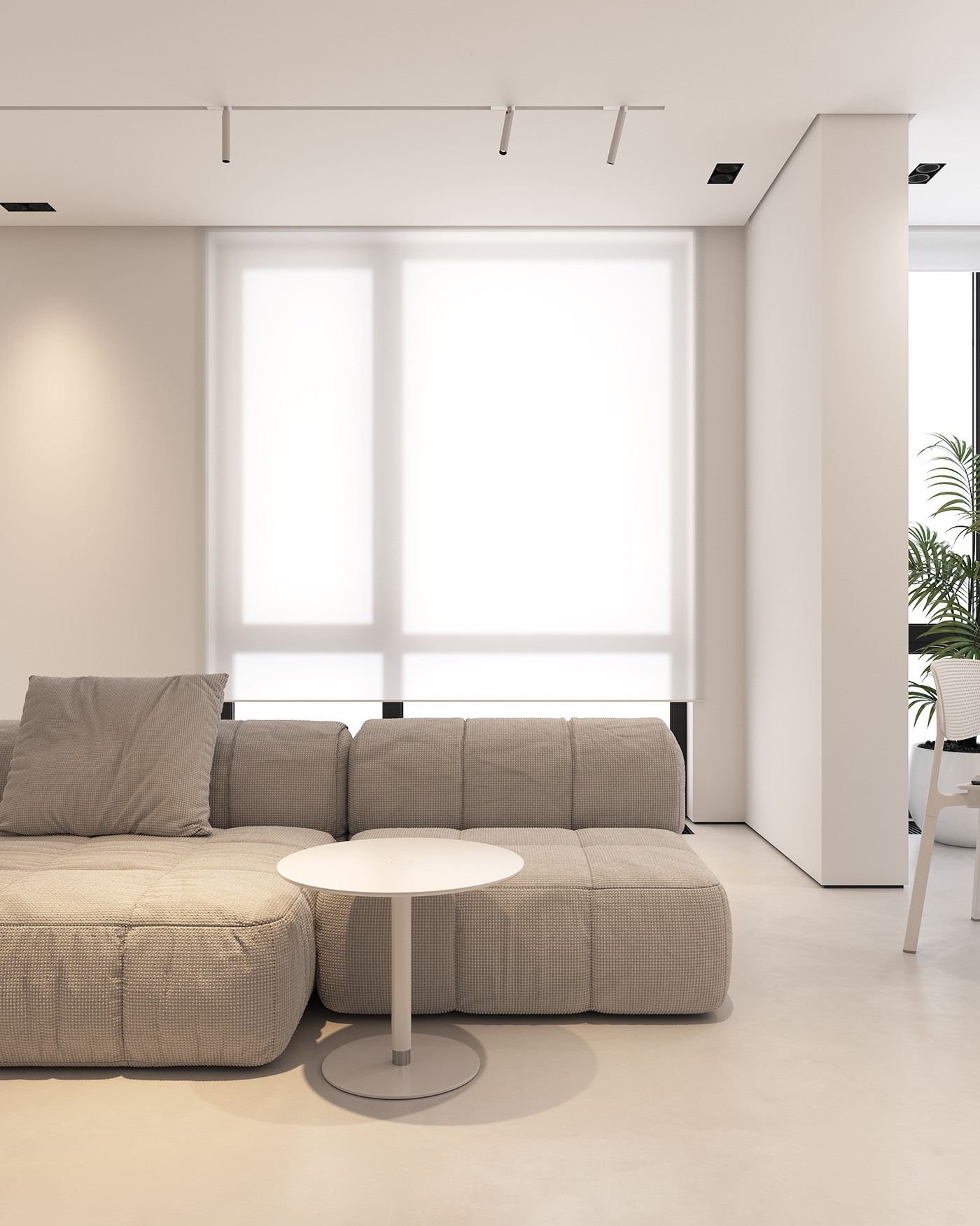 白色系简约风住宅设计 至简至美！-2