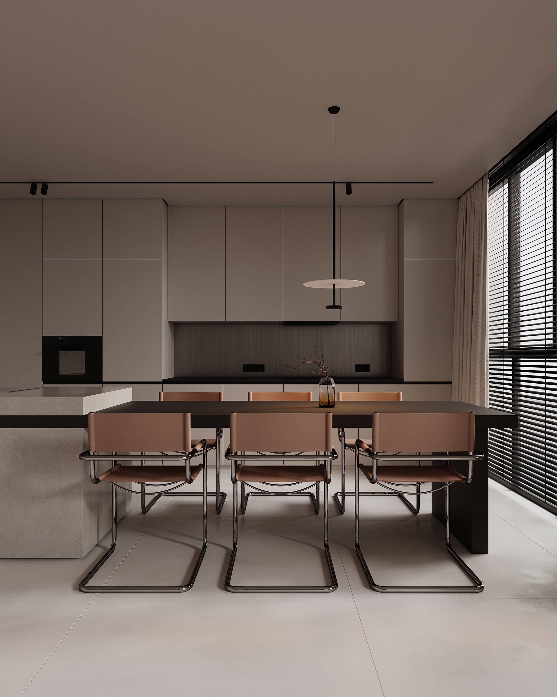 单色开放式公寓丨阿联酋迪拜-5