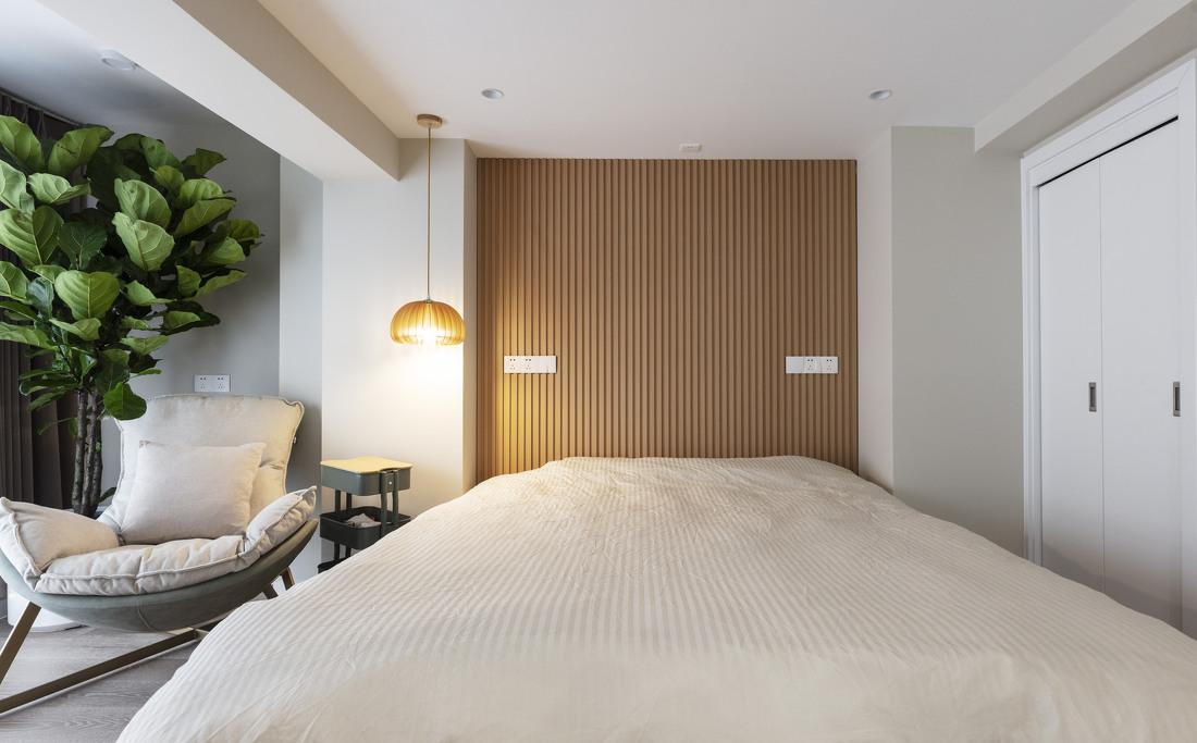 浪漫小夫妻的温馨婚房 | 简约原木与奶白系的完美融合-55