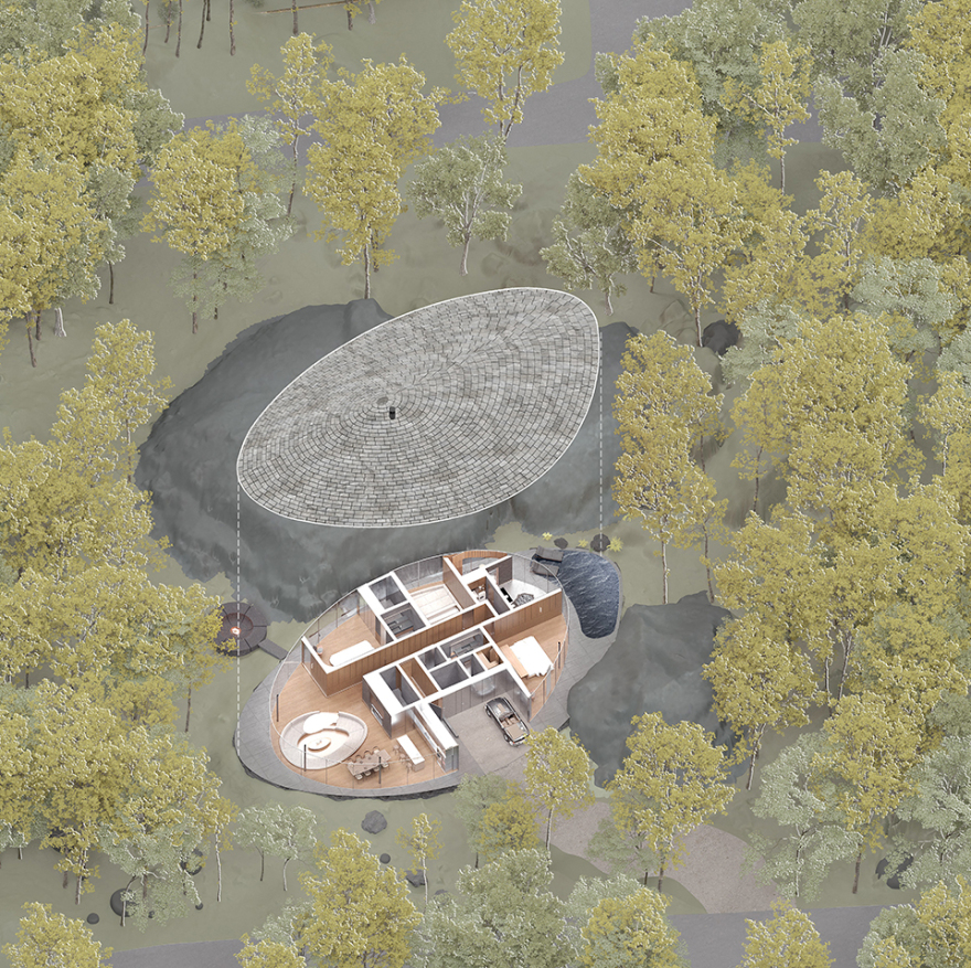 自然之境别墅 – NOT A HOTEL KITAKARUIZAWA丨日本群马丨UNFORMED DESIGN-21