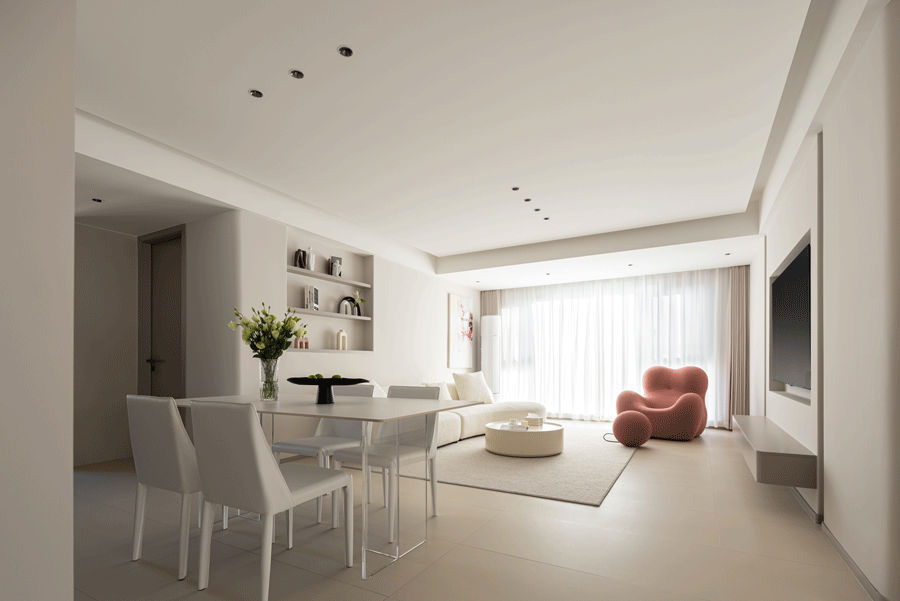 简约纯粹,温馨奶咖色丨中国江西丨东创空间设计-14