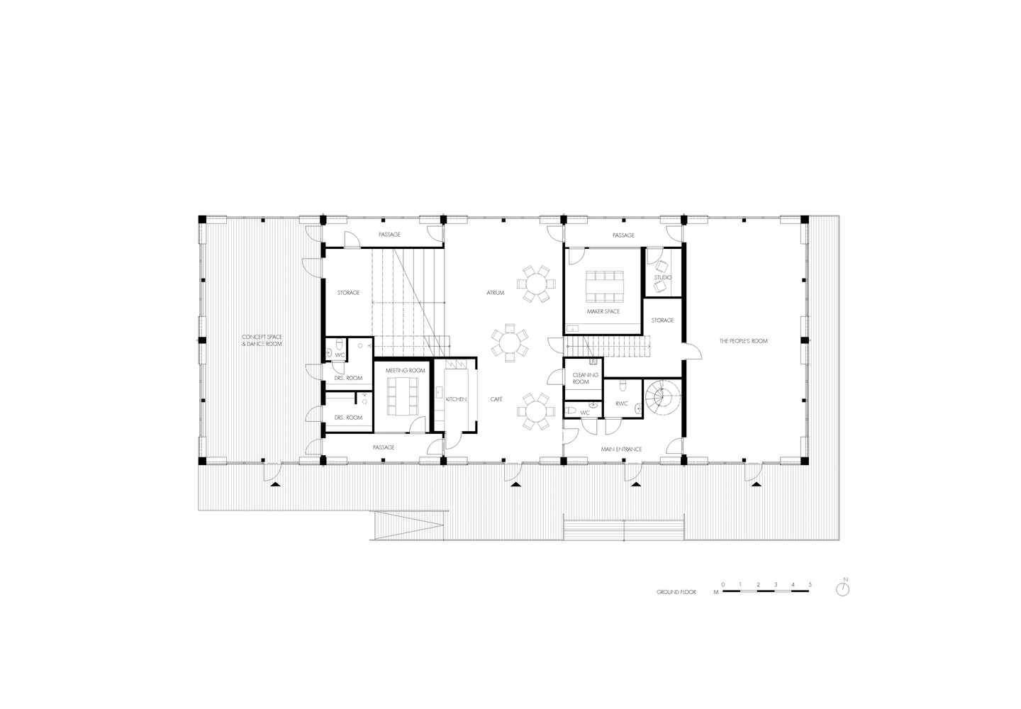 瑞典 Fisksätra 社区中心丨Sandellsandberg-42