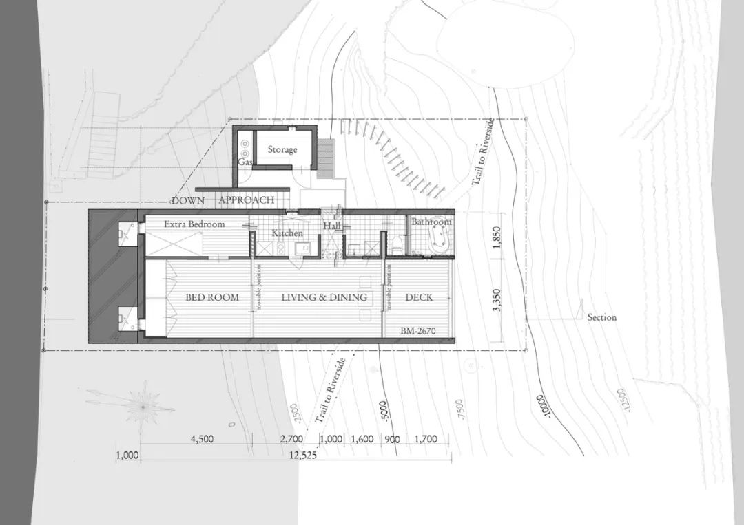日本山村里的 72 m²混凝土度假别墅-27