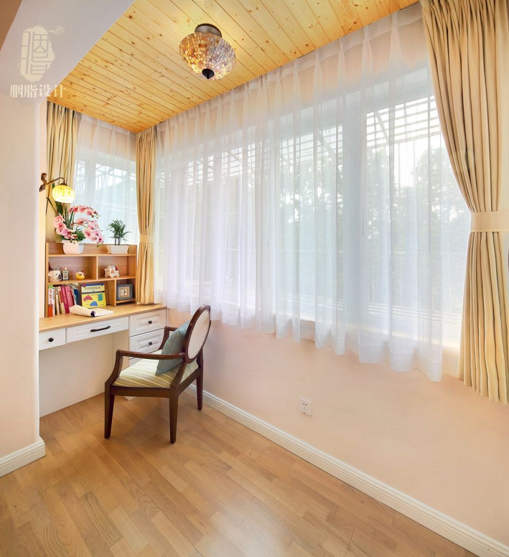 华南理工“莘莘学府”绿荫下 | 旧房翻新成美式乡村风-48