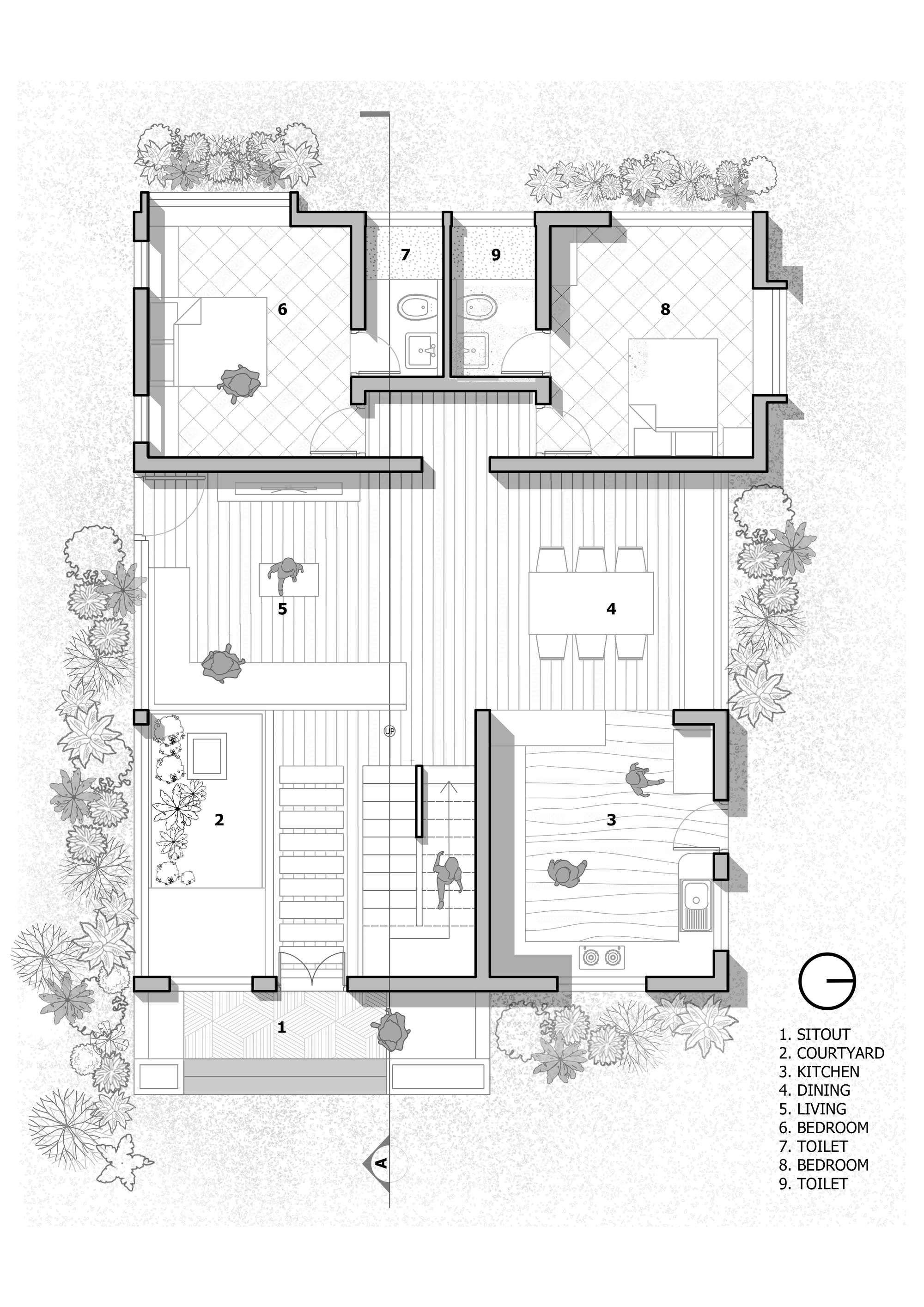 贾纳尼住宅丨印度丨Naked Volume Architecture Studio-19