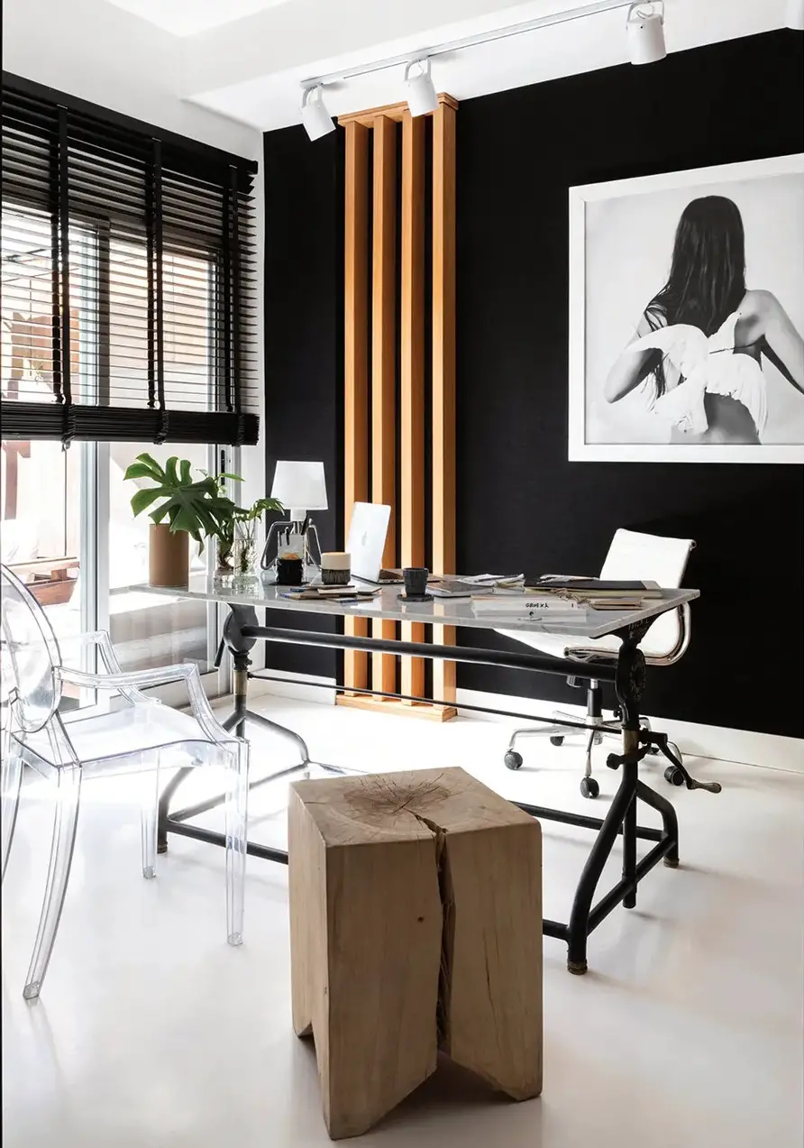 阿根廷 120 平米现代黑白混搭公寓设计-9