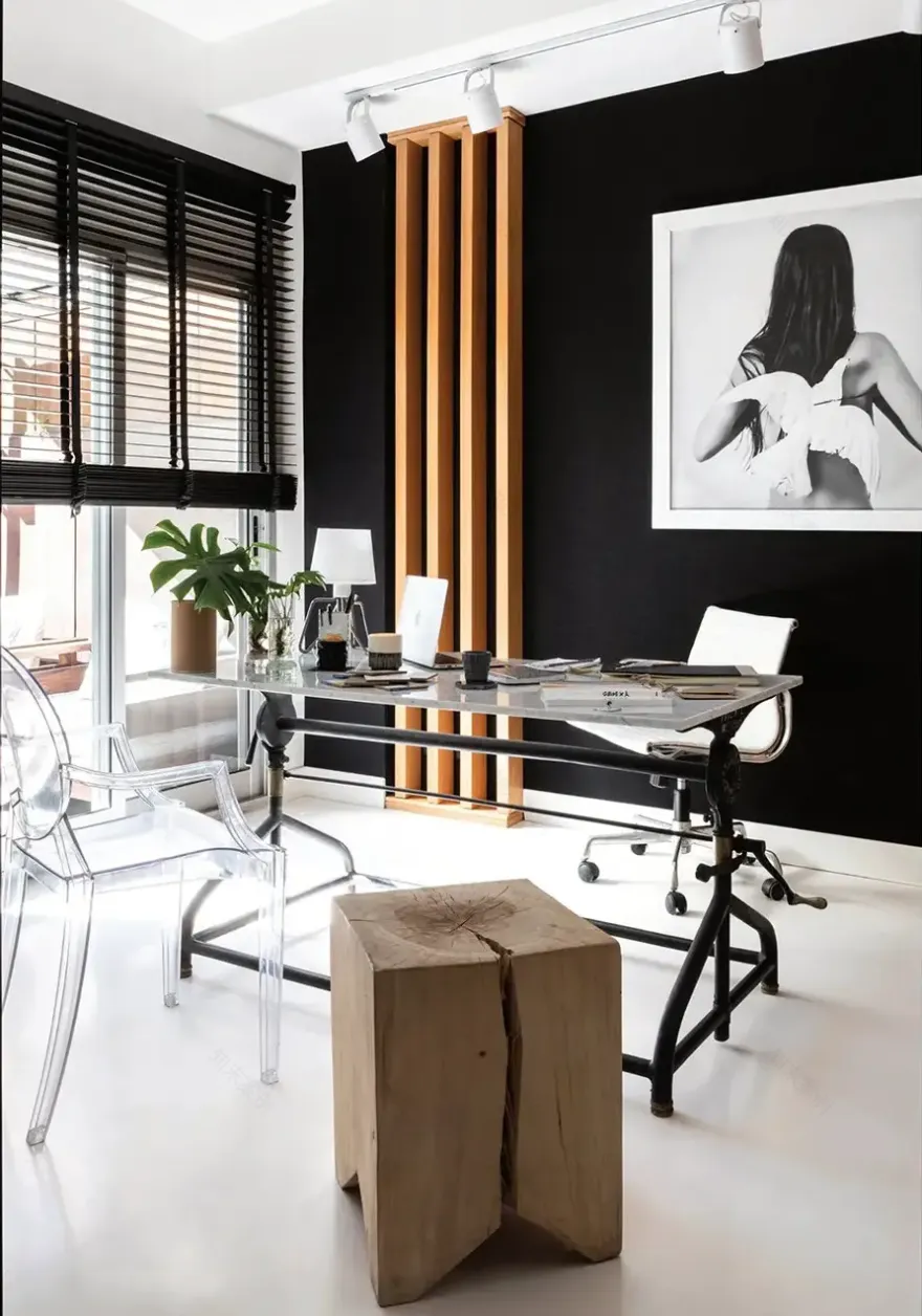 阿根廷 120 平米现代黑白混搭公寓设计-9