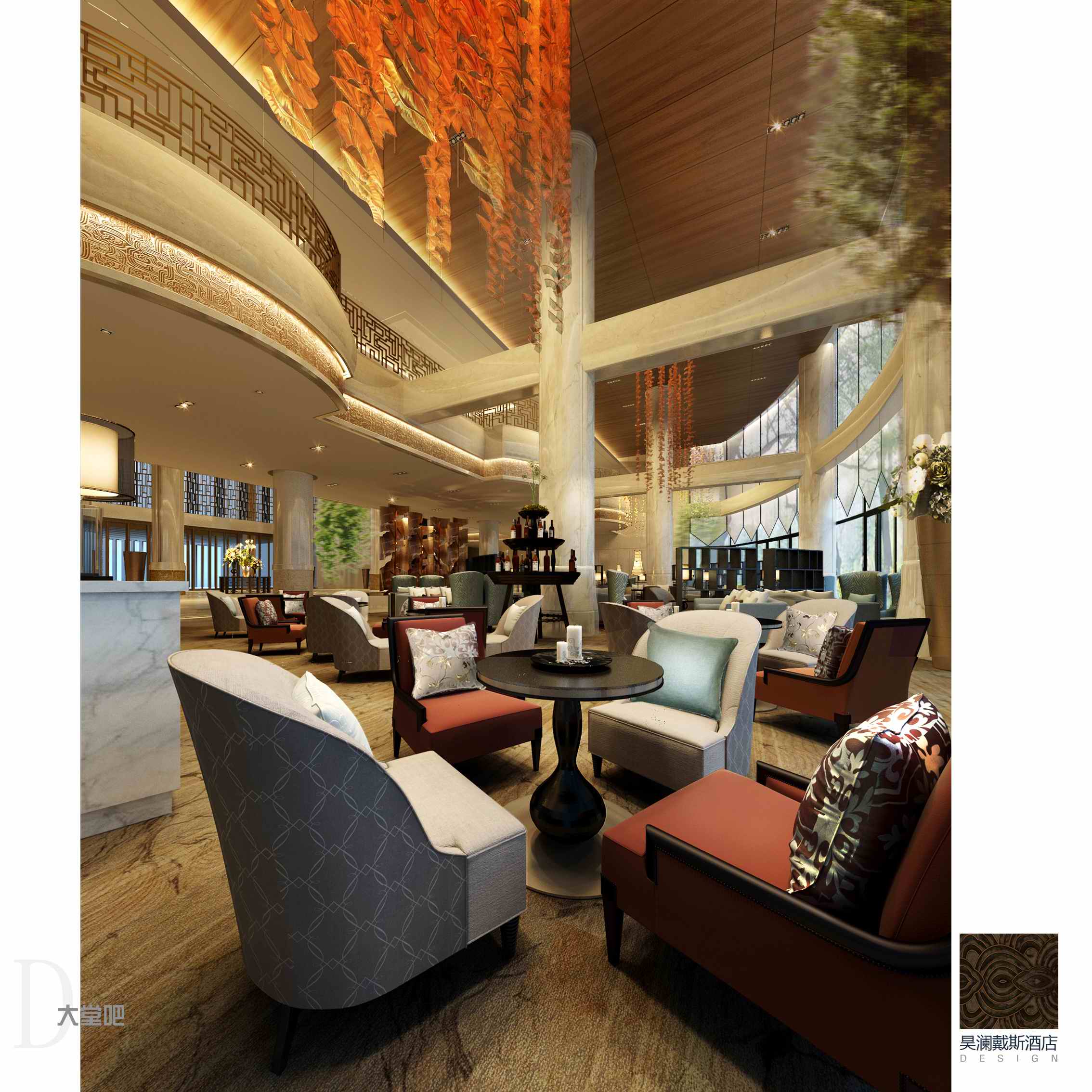 昊兰戴斯酒店室内设计方案-12