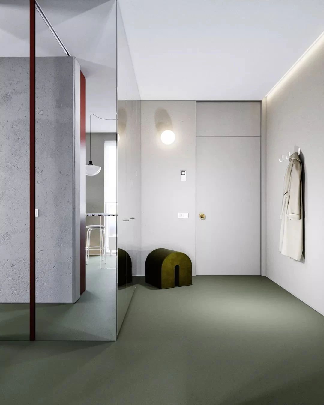 简约优雅的 78㎡一居室设计-78