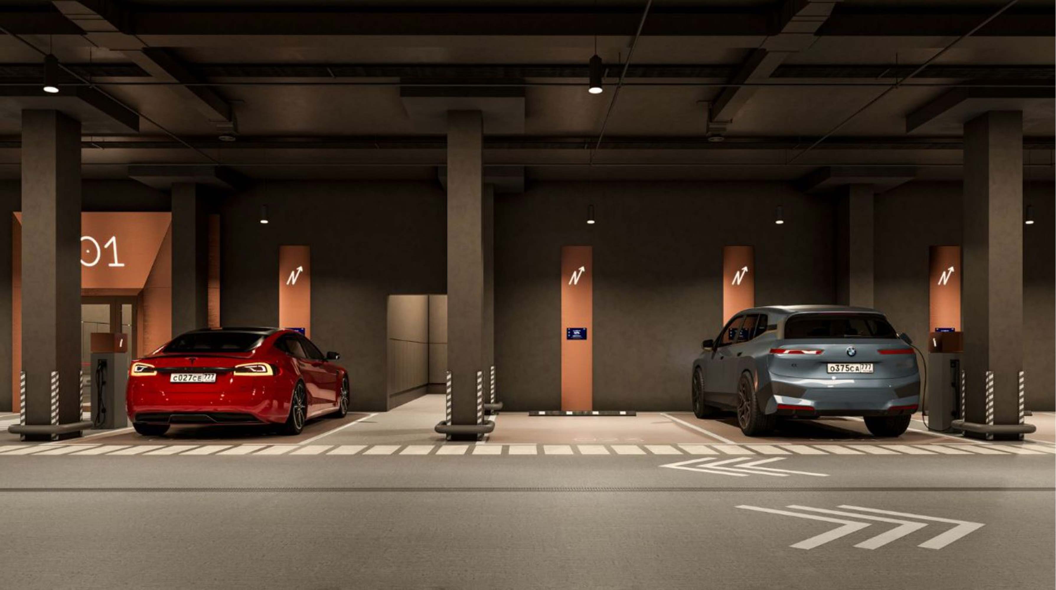 罗巴切夫斯基广场(小区门厅)丨BUROWHITE-23