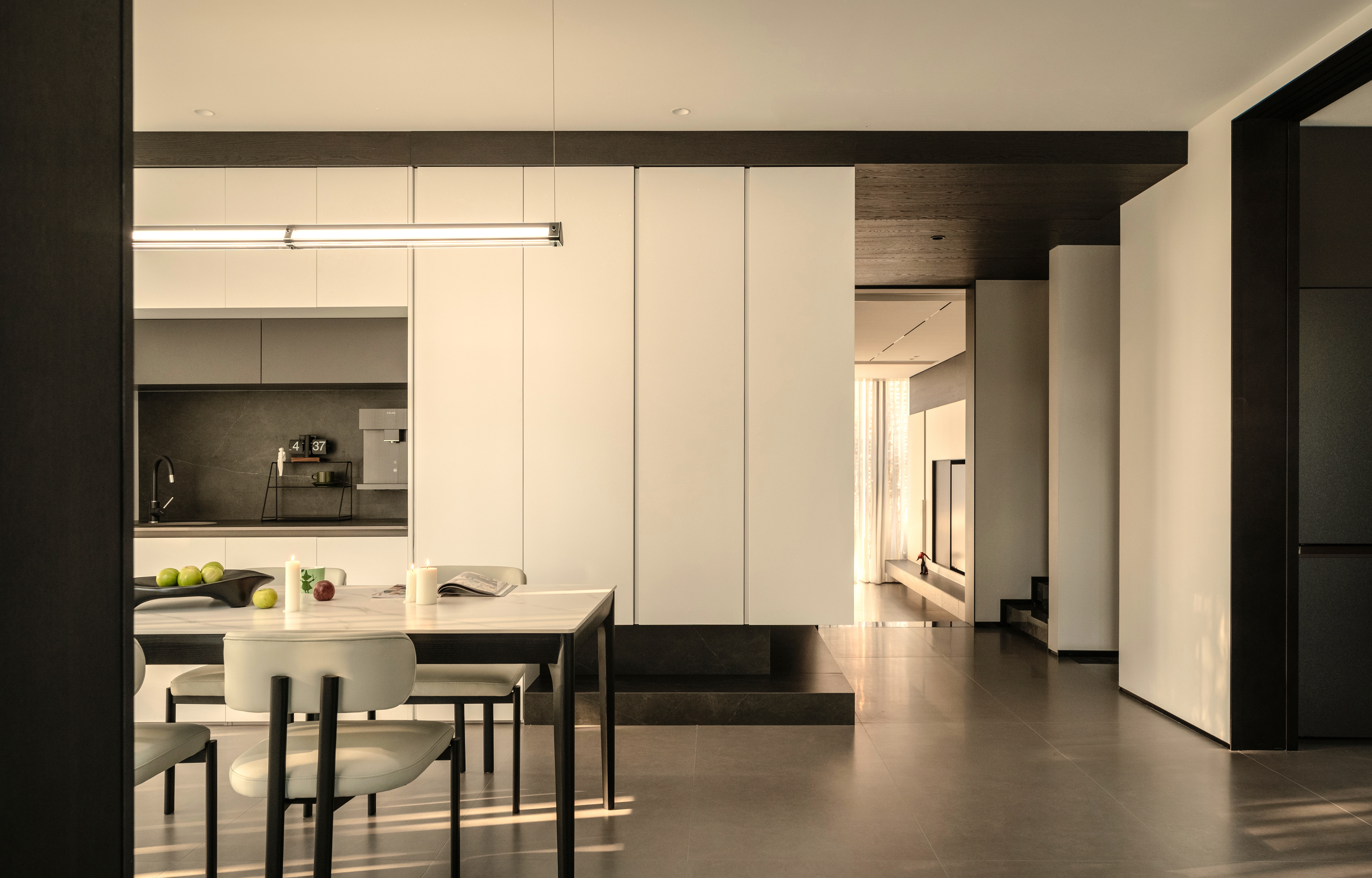 黑白重构,400㎡四层别墅的极简新生丨北岩-27