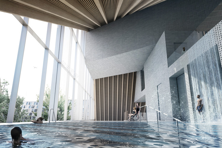 哥本哈根瀑布水上中心 | 隈研吾与 COBE 的奇妙合作-9