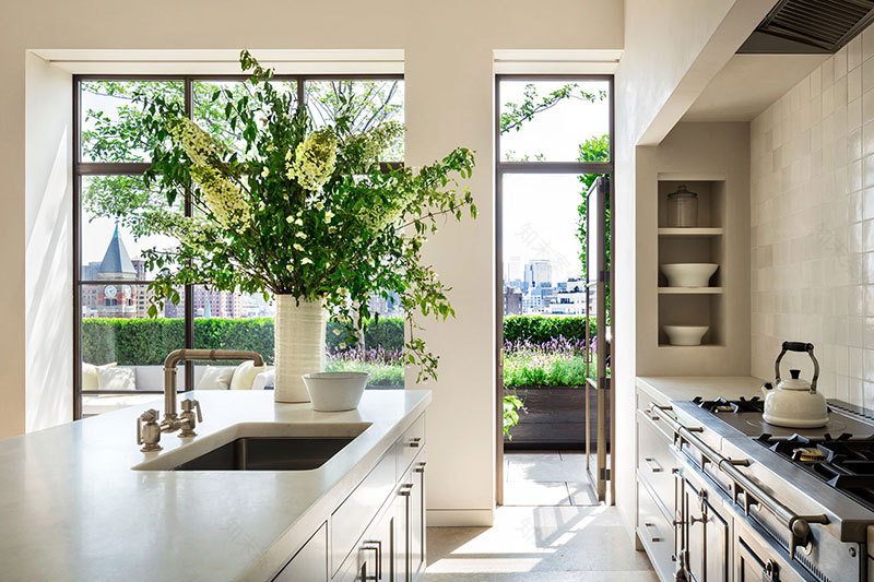 纽约顶层公寓,全景露台惊艳四座-7