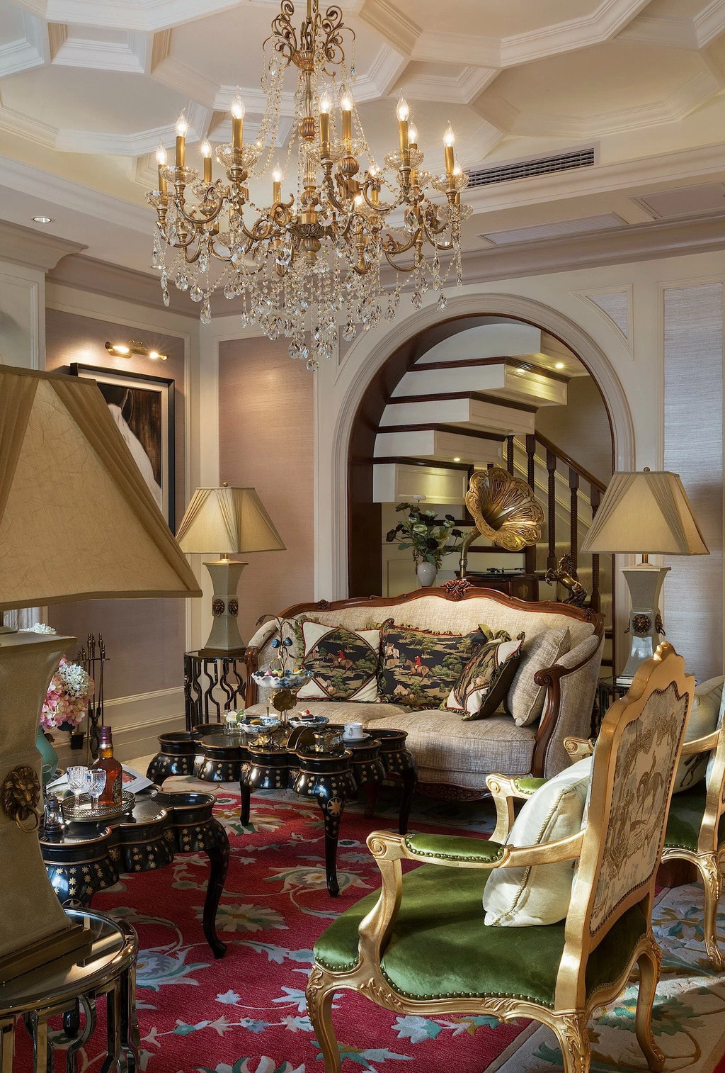 【住宅美式】山东东营万方小区C户型样板间-11